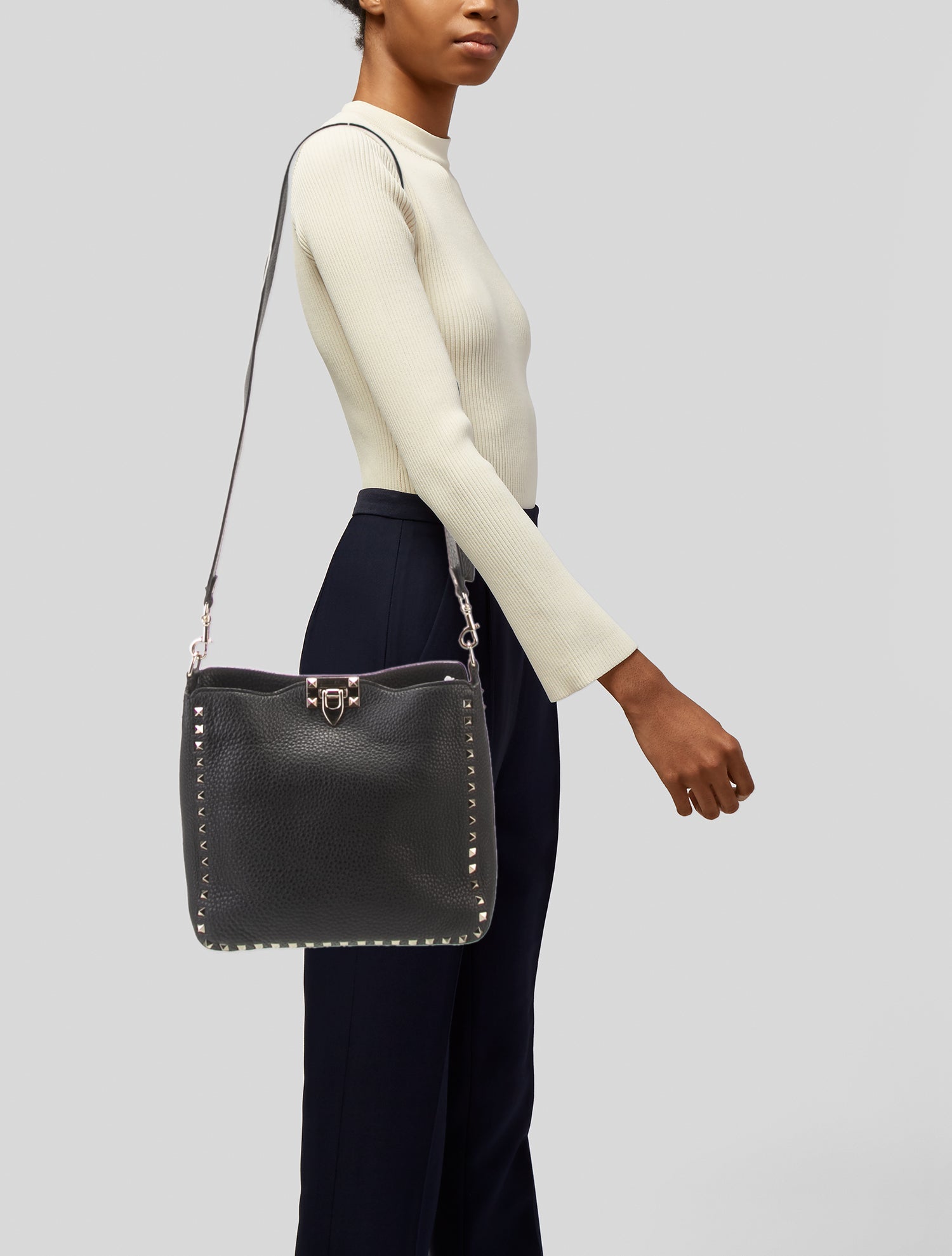 Valentino Rockstud Messenger Bag