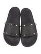 Valentino Rockstud Accents Rubber Slides