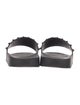 Valentino Rockstud Accents Rubber Slides