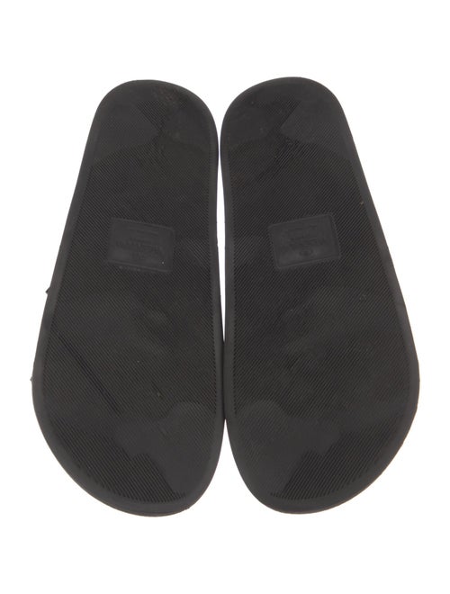 Valentino Rockstud Accents Rubber Slides