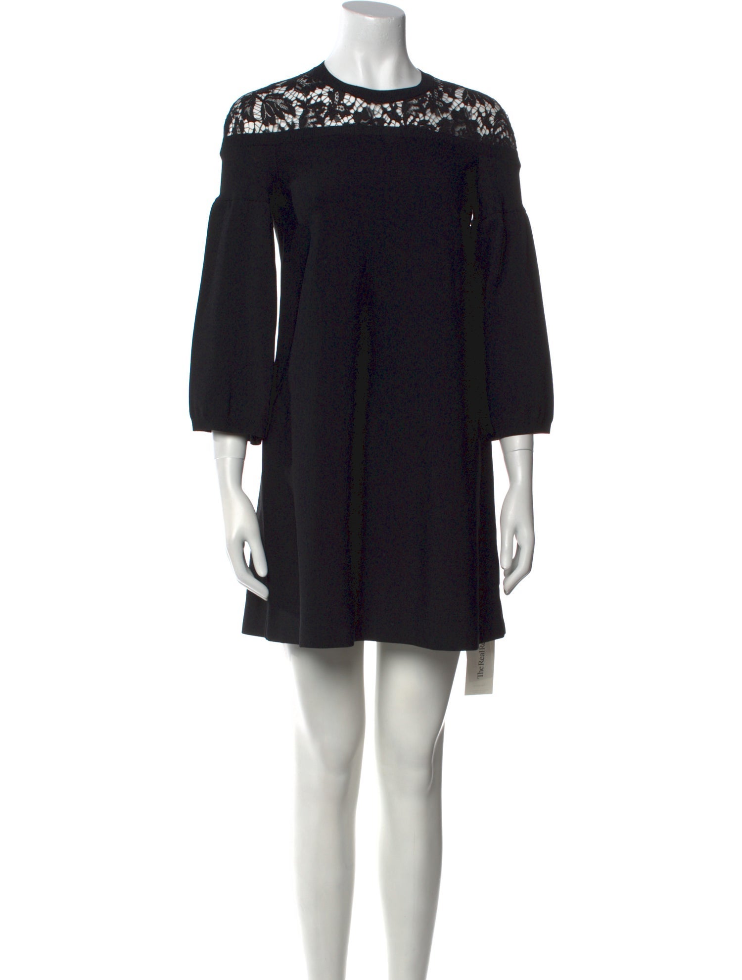 Valentino Crew Neck Mini Dress
