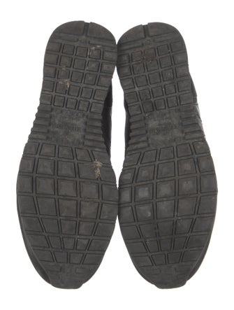 Valentino Rockstud Accents Leather Sneakers