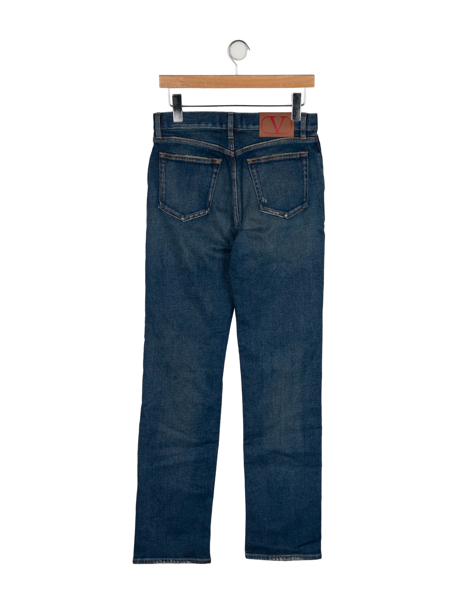 Valentino Mid-Rise Straight Leg Jeans w/ Tags