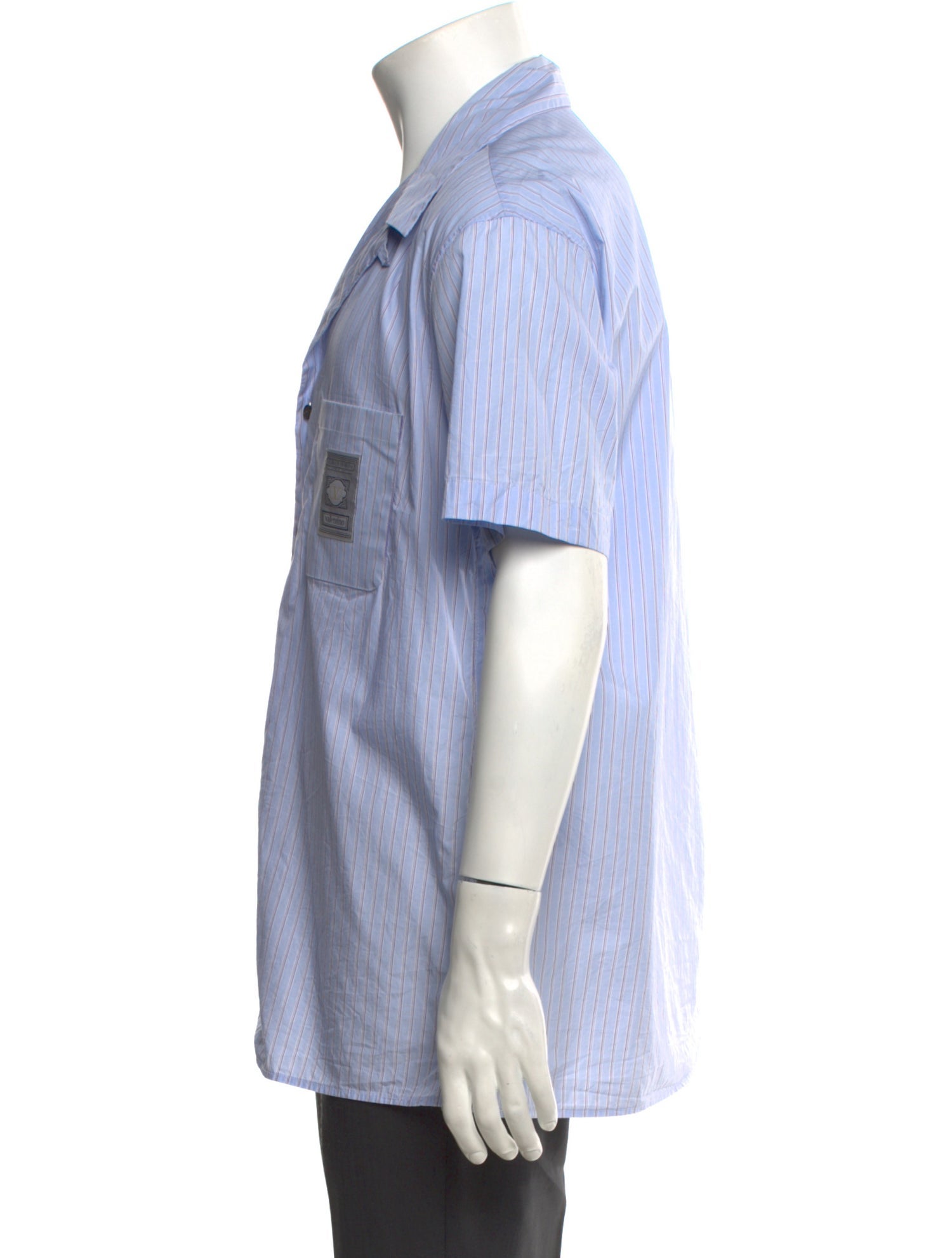 Valentino Striped Short Sleeve Shirt