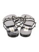 Valentino Rockstud Accents Rubber Slides