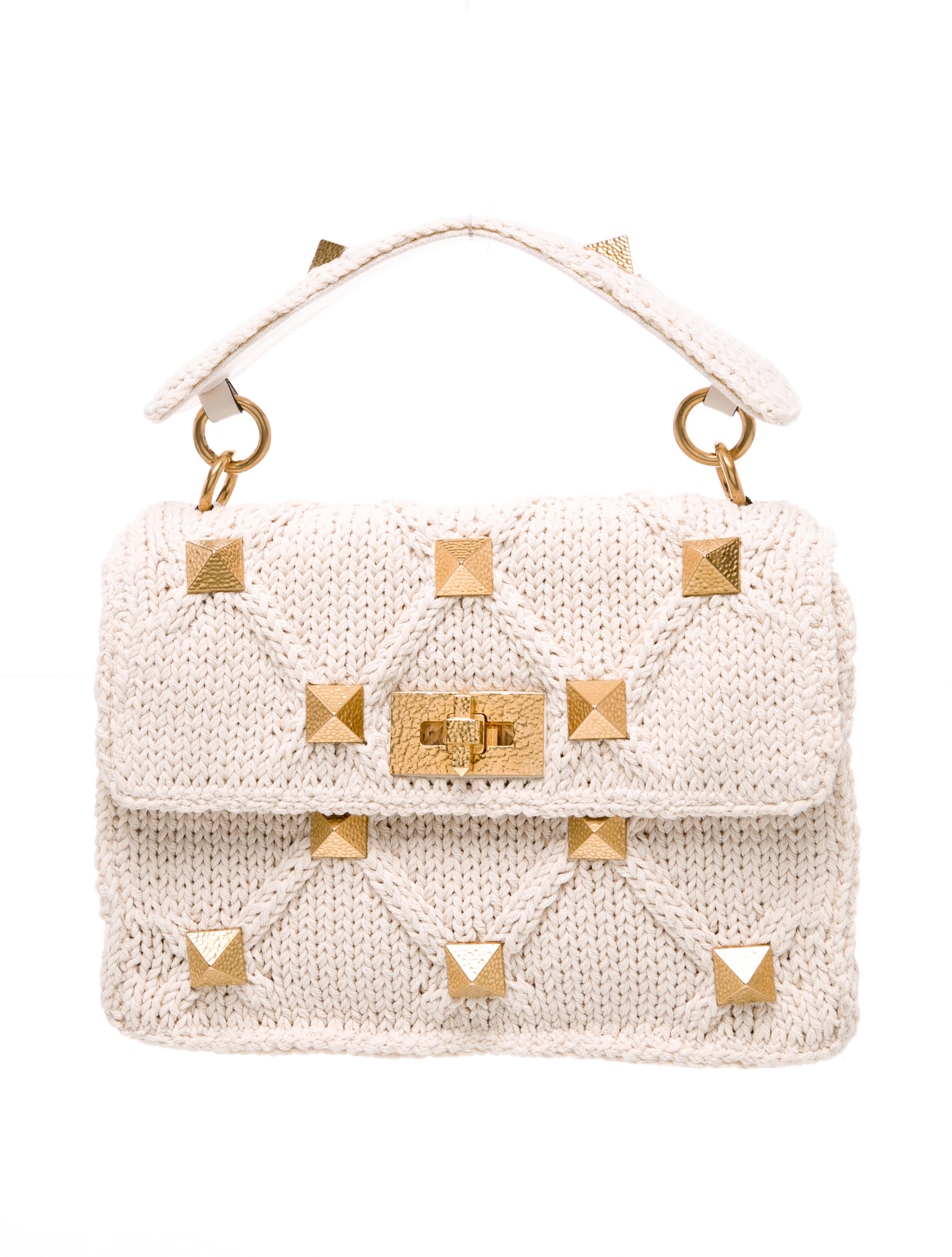 Valentino Rockstud Top Handle Bag