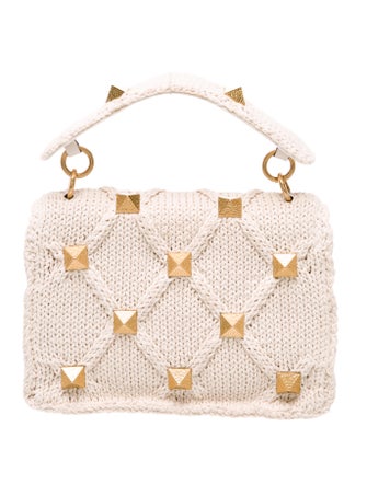 Valentino Rockstud Top Handle Bag