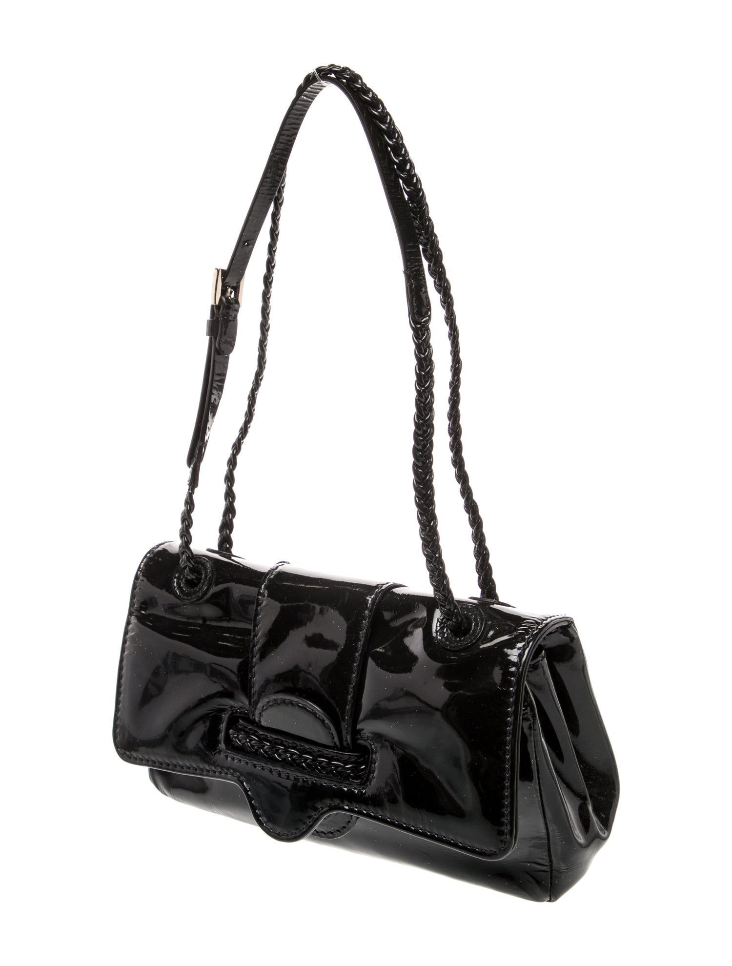 Valentino Patent Leather Shoulder Bag Vintage