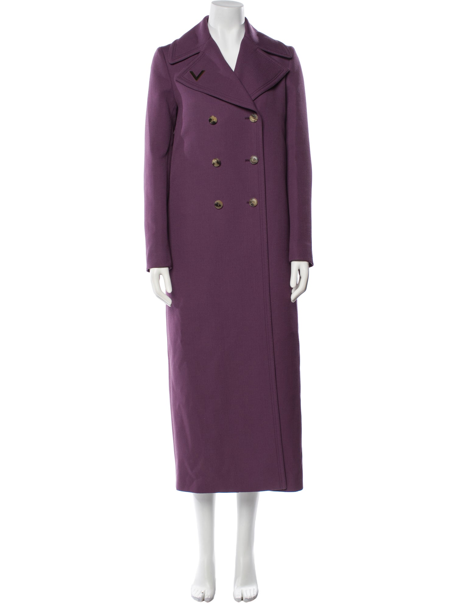Valentino Virgin Wool Trench Coat