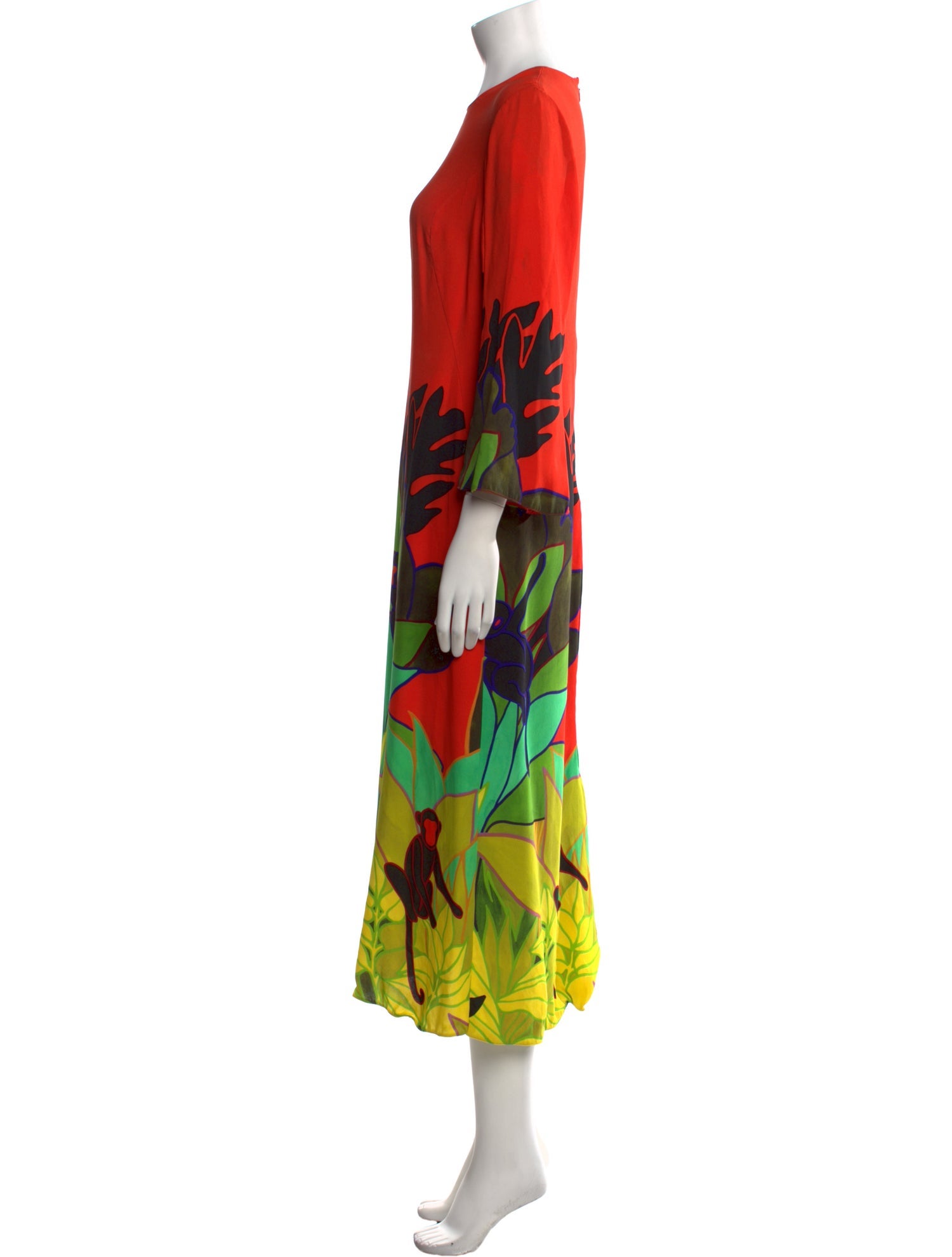 Valentino Silk Long Dress