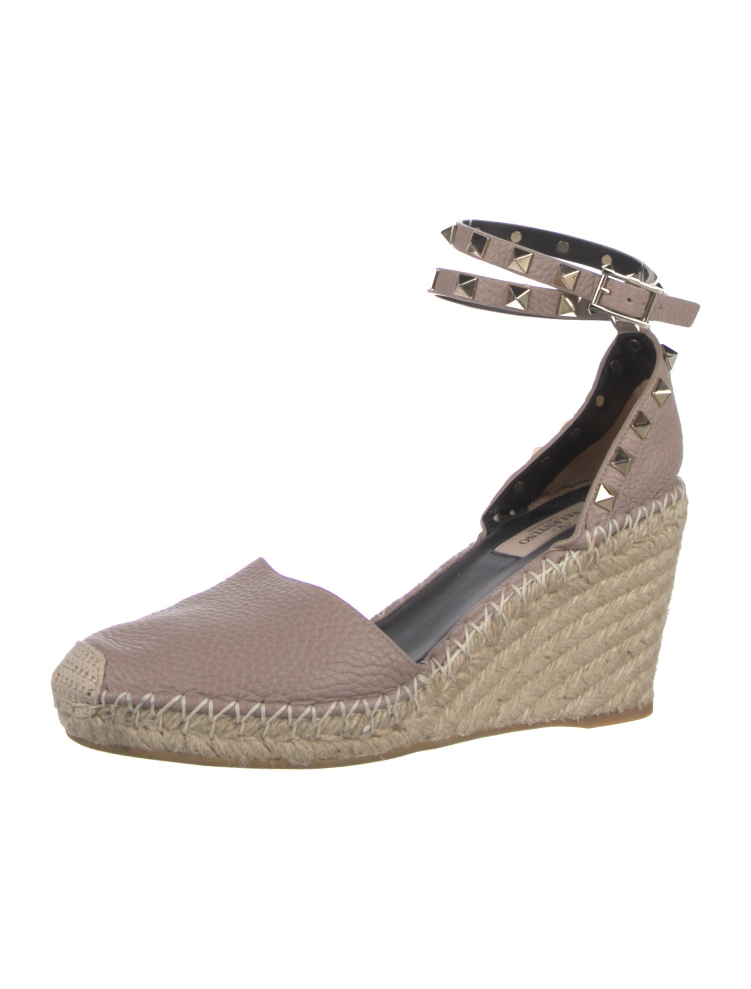 Valentino Rockstud Accents Leather D'Orsay Pumps