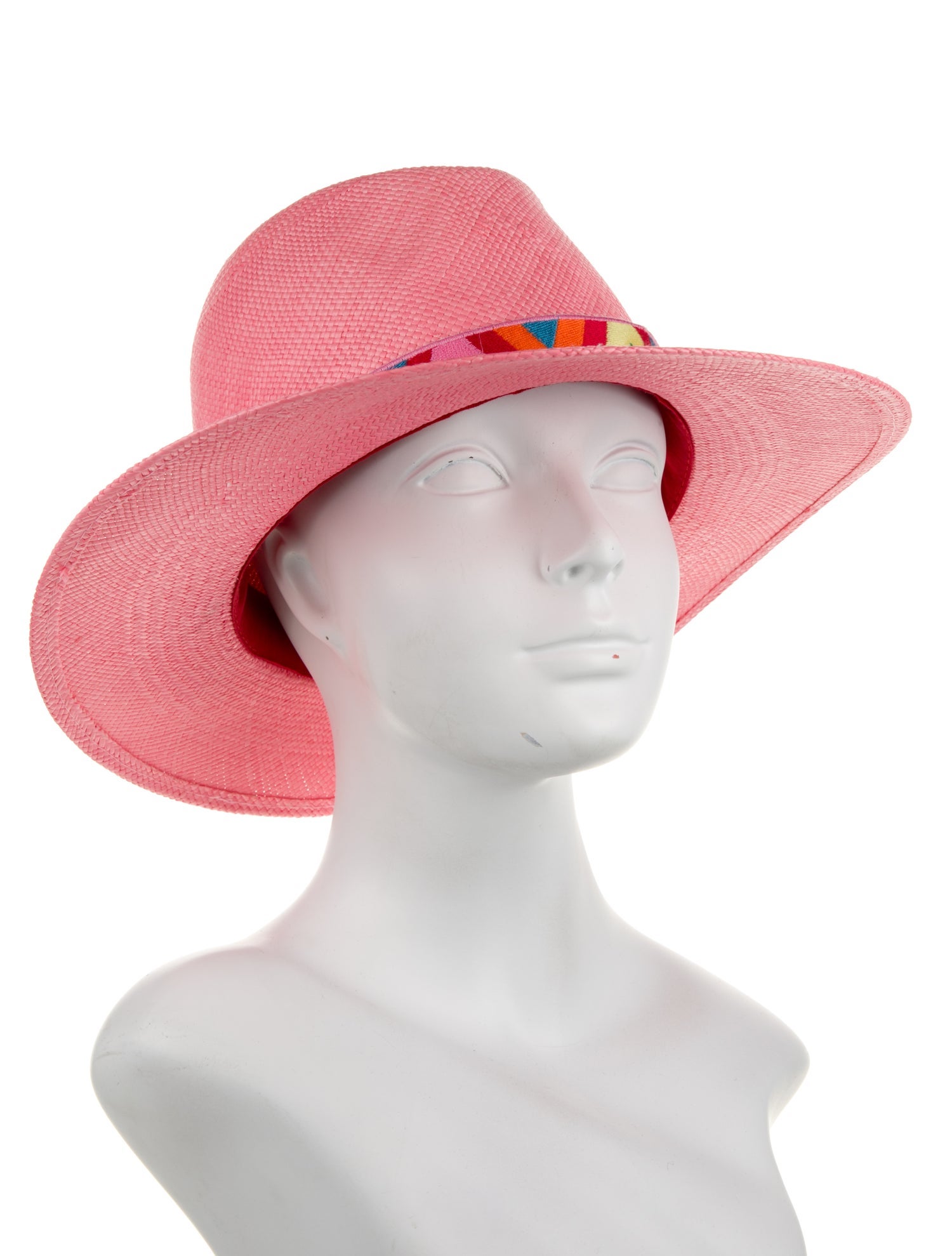 Valentino Patterned Wide Brim Sun Hat