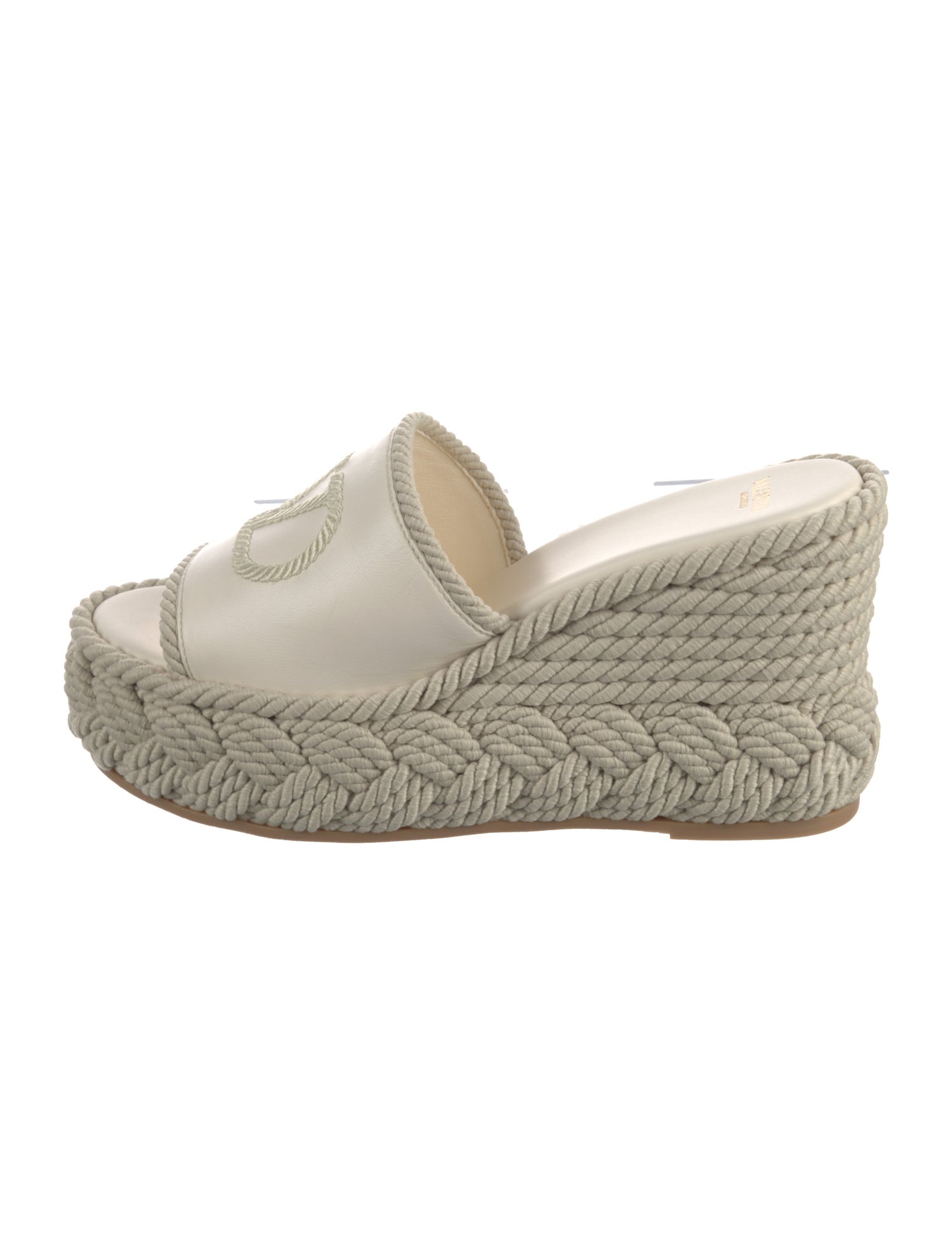 Valentino Leather Espadrilles