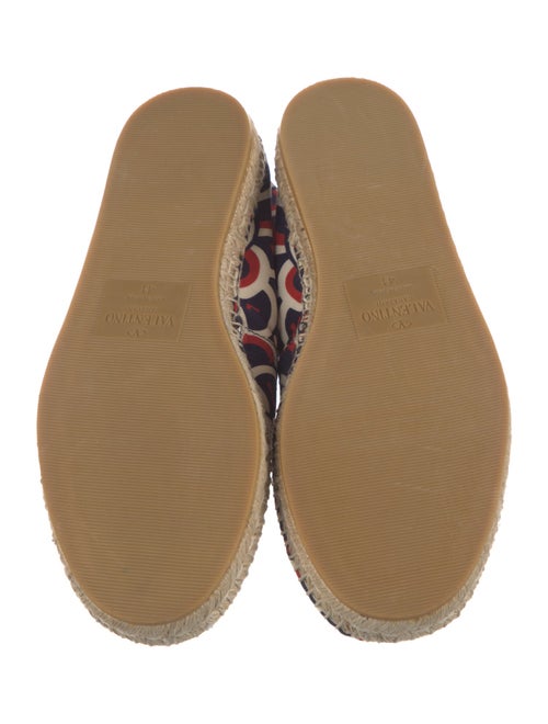 Valentino Canvas Printed Espadrilles