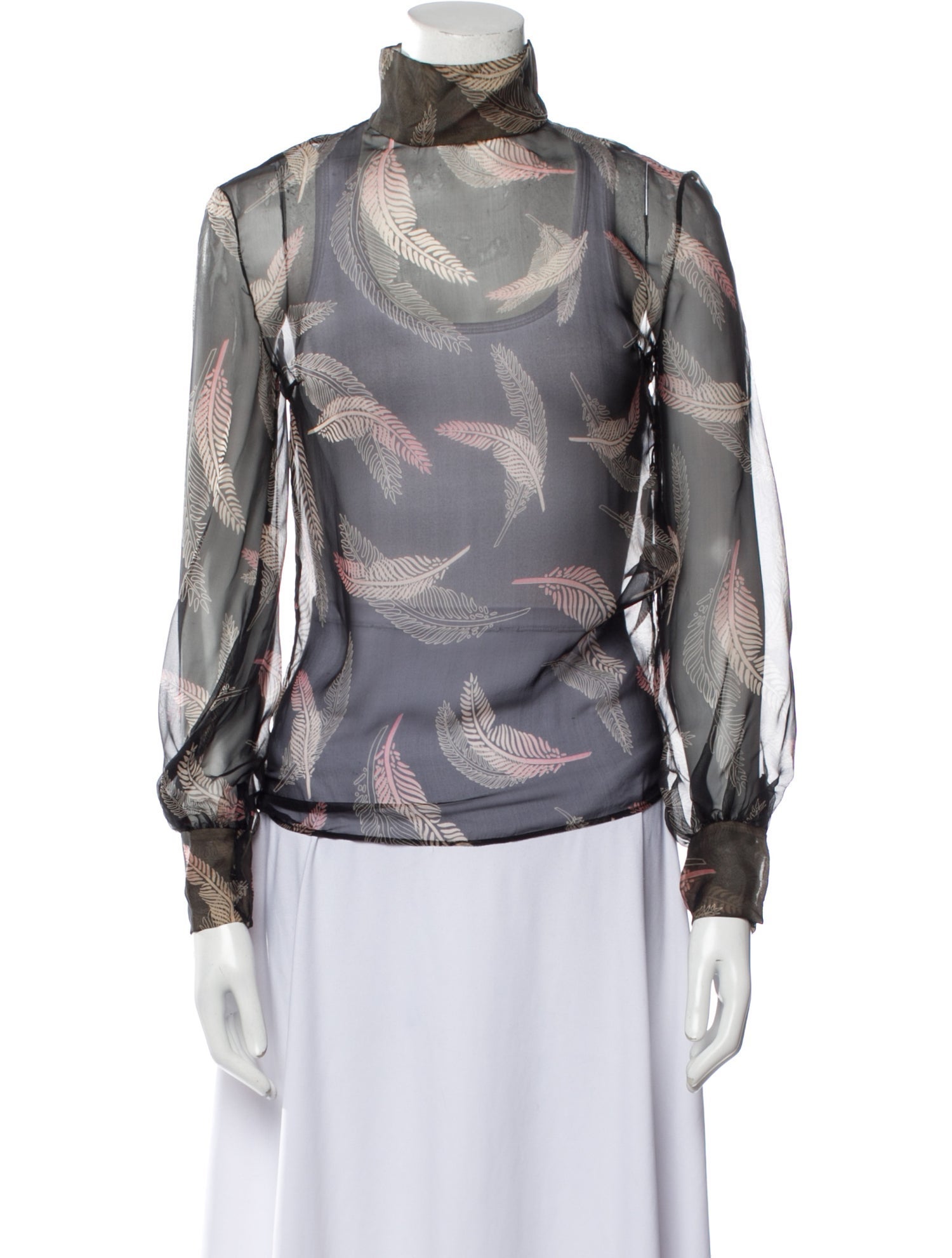 Valentino Silk Printed Blouse