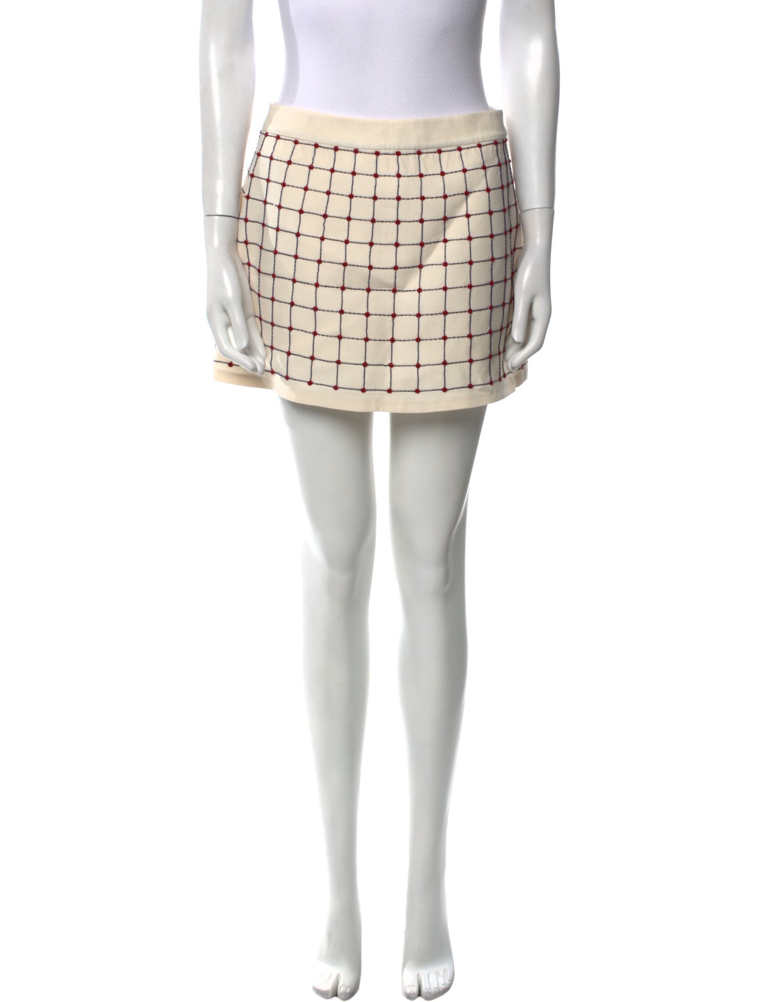 Valentino Virgin Wool Mini Skirt