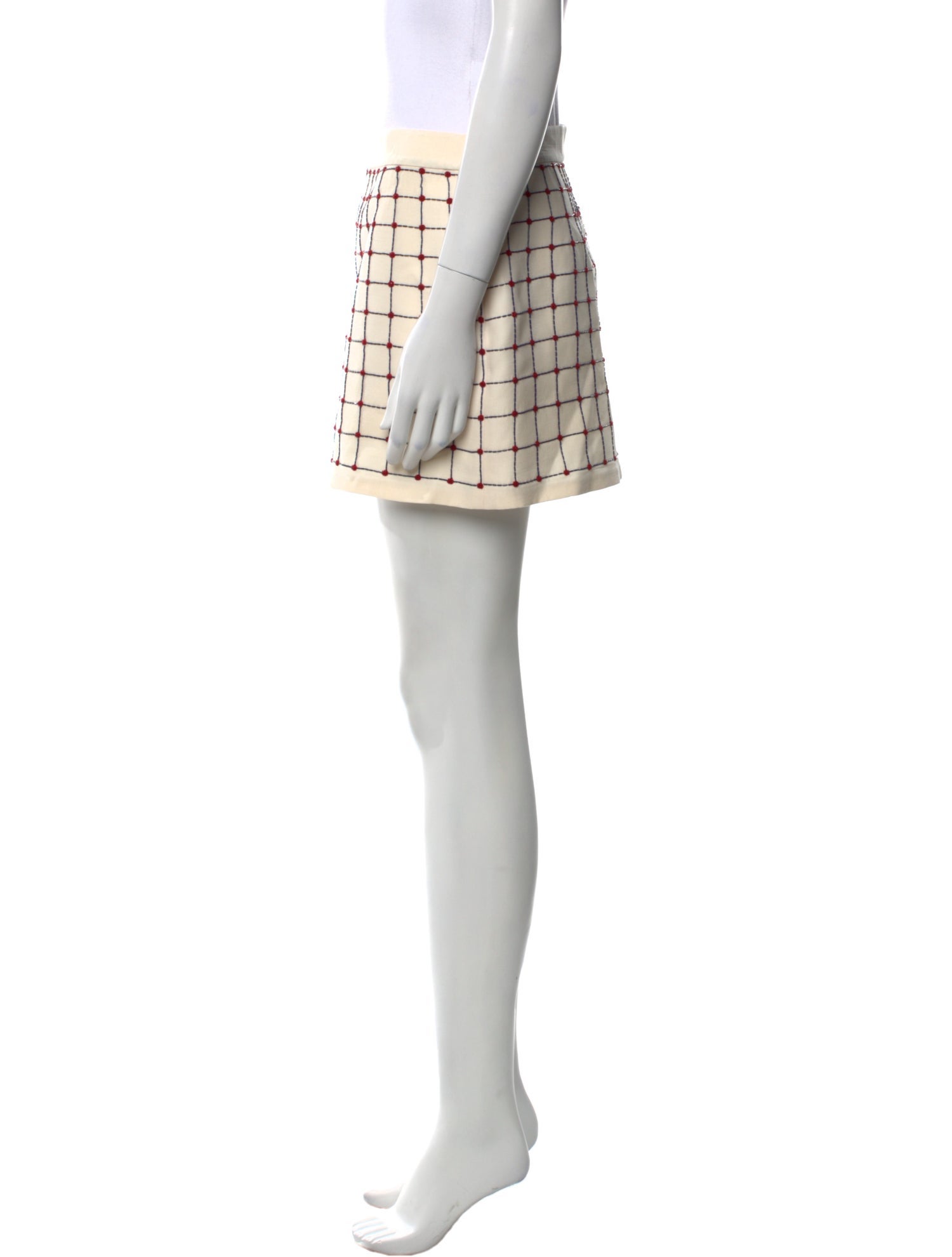 Valentino Virgin Wool Mini Skirt