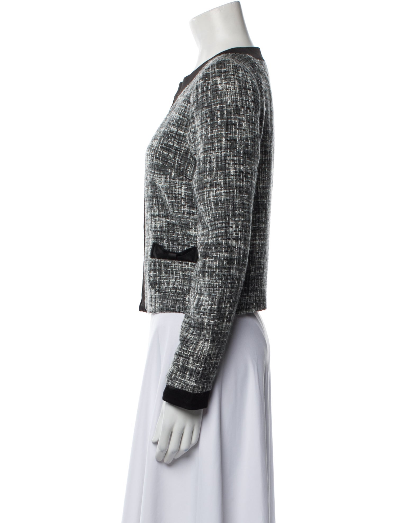 Valentino Tweed Pattern Evening Jacket