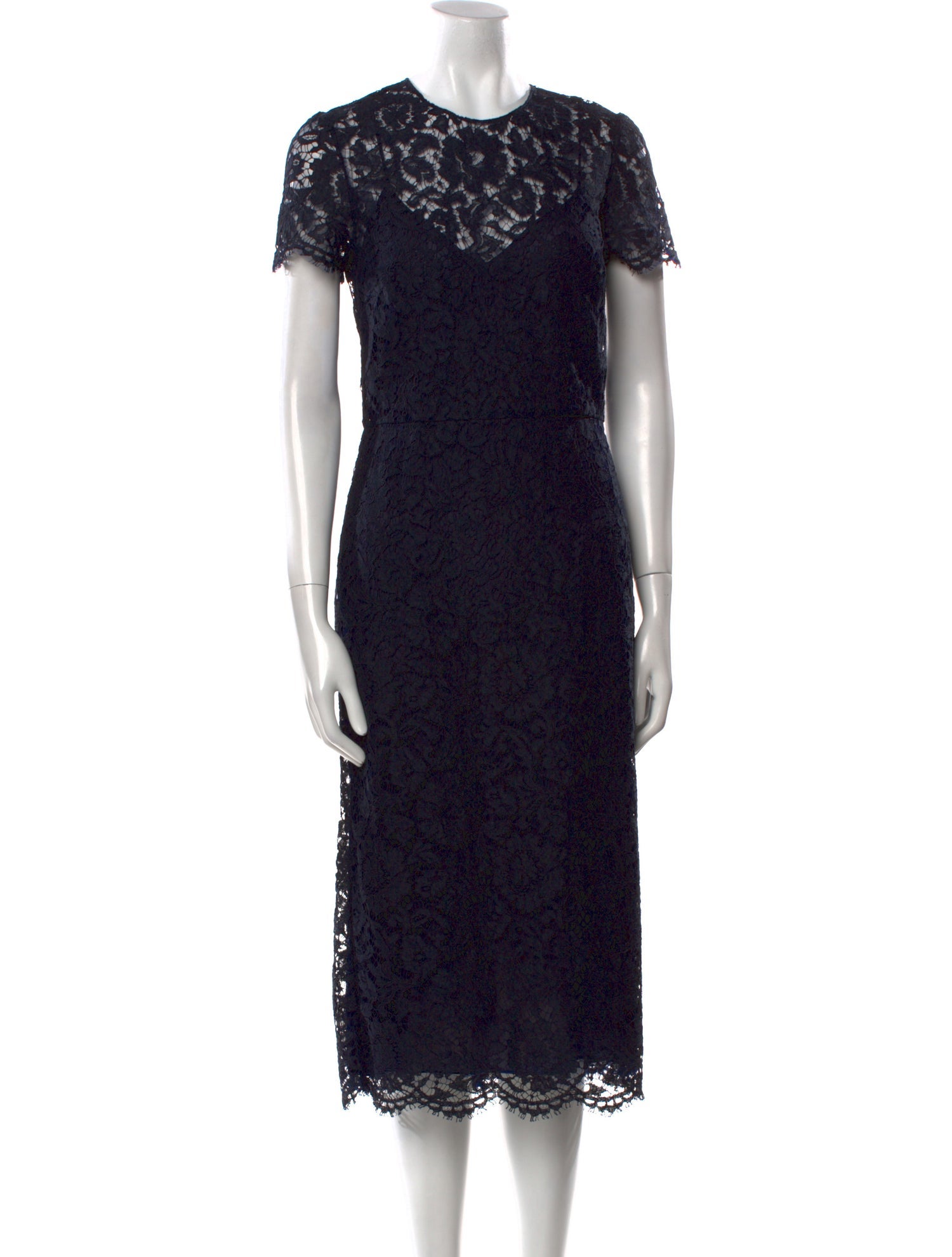 Valentino Lace Midi Length Dress
