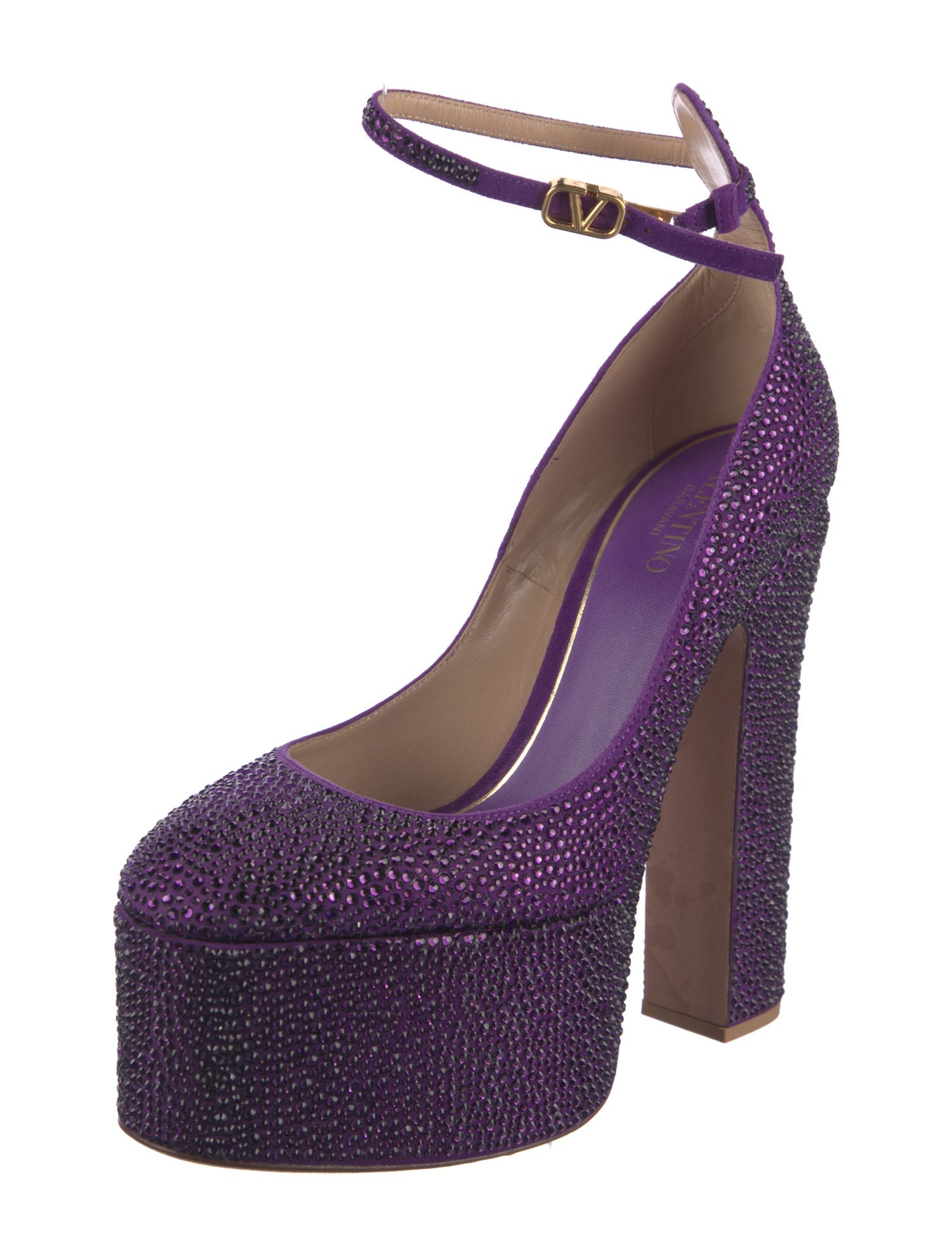 Valentino Crystal Crystal Embellishments Pumps