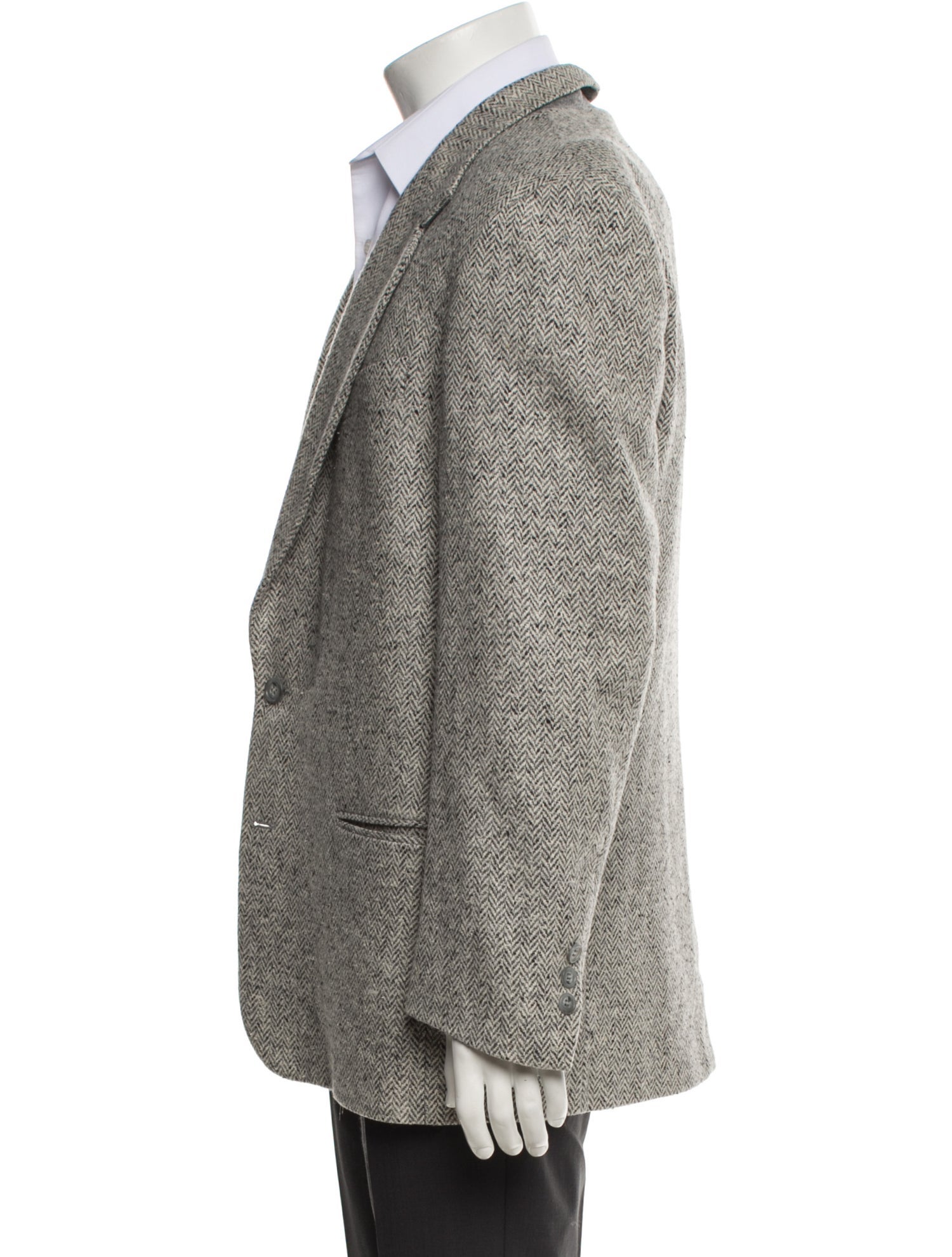 Valentino Tweed Pattern Blazer