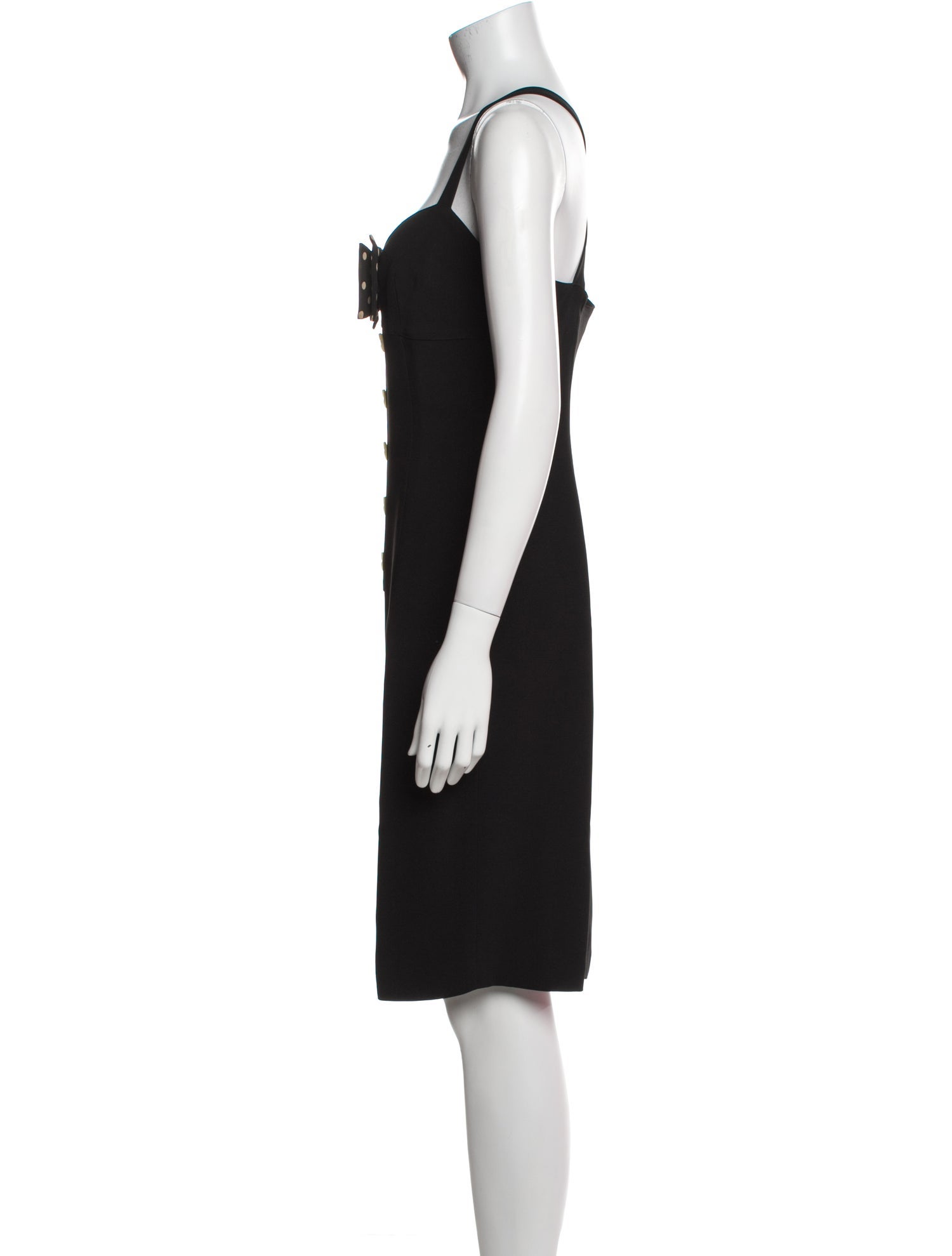 Valentino Square Neckline Knee-Length Dress