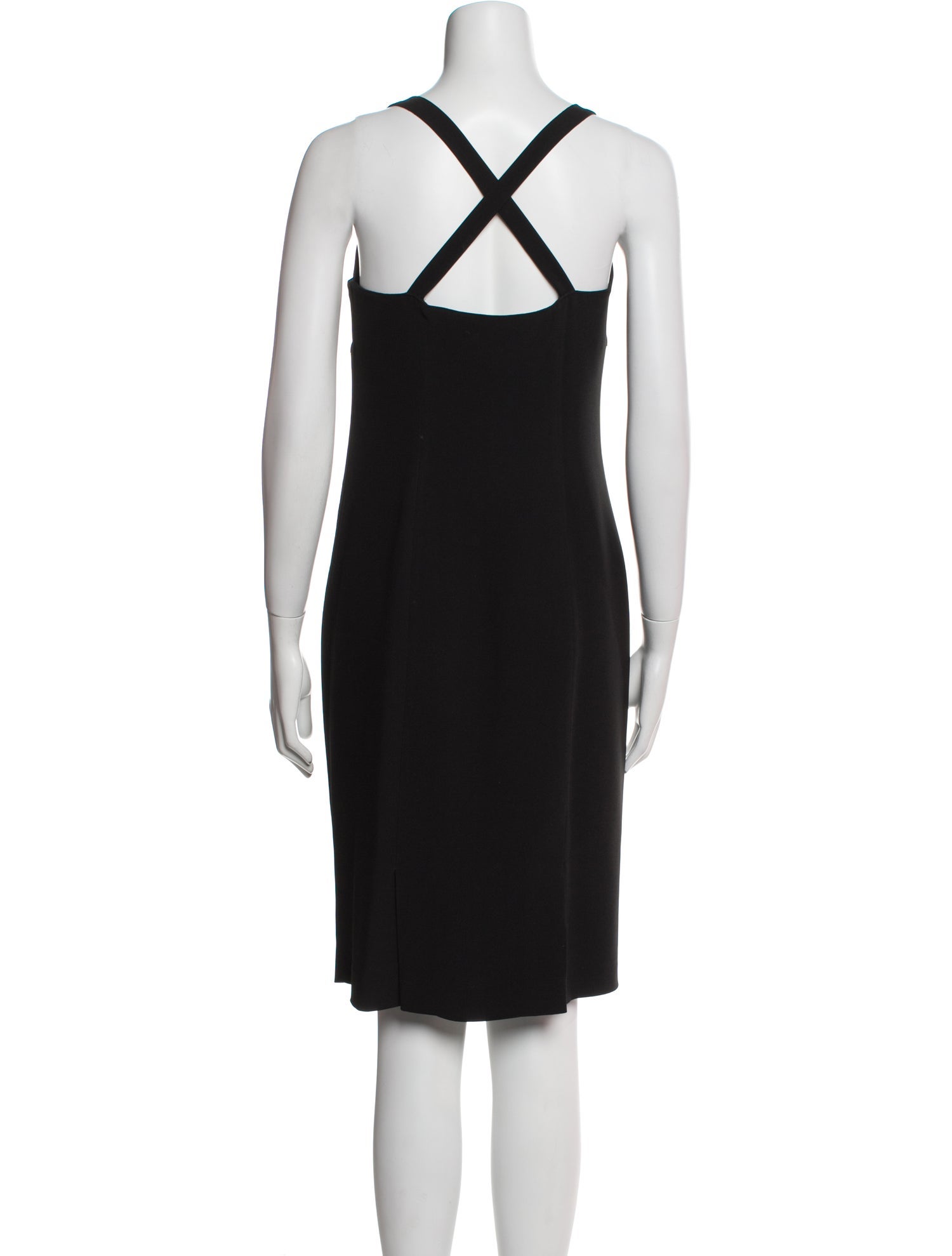 Valentino Square Neckline Knee-Length Dress