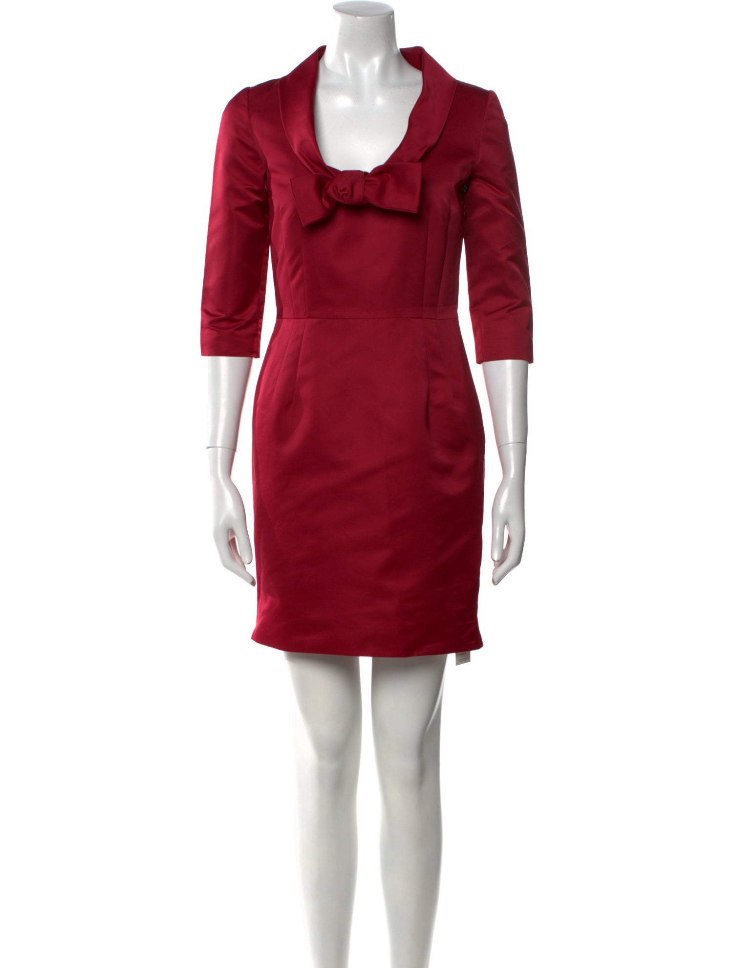 Valentino Square Neckline Mini Dress