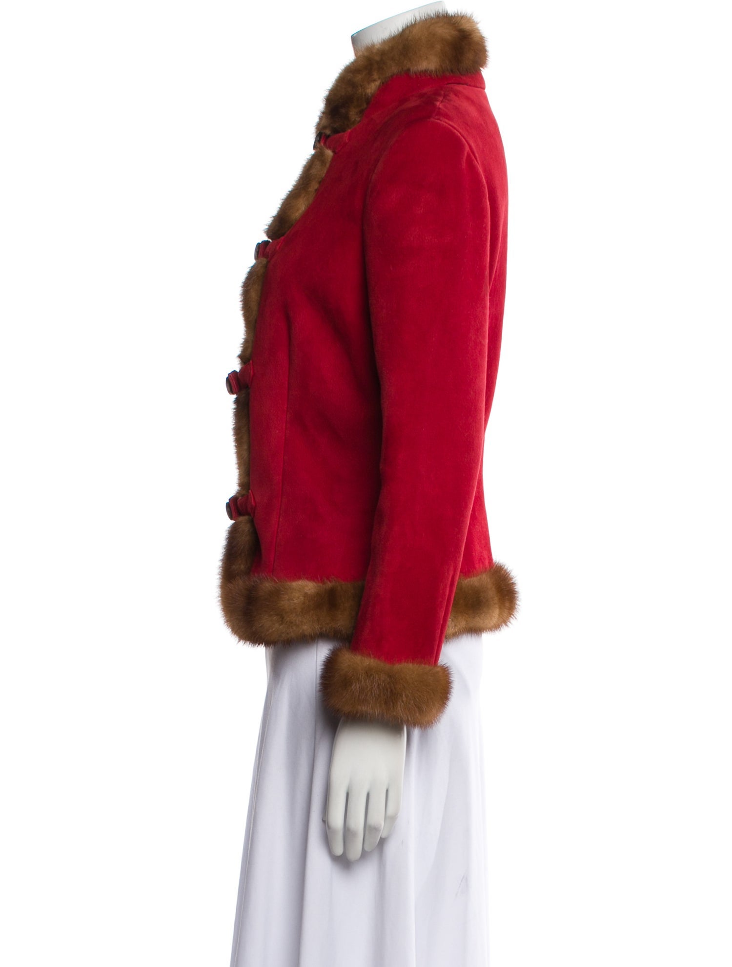 Valentino Lambskin Printed Evening Jacket