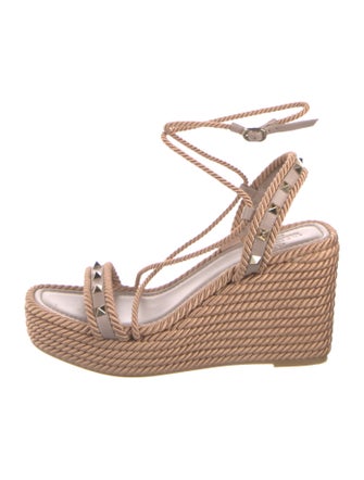 Valentino Rockstud Accents Studded Accents Espadrilles