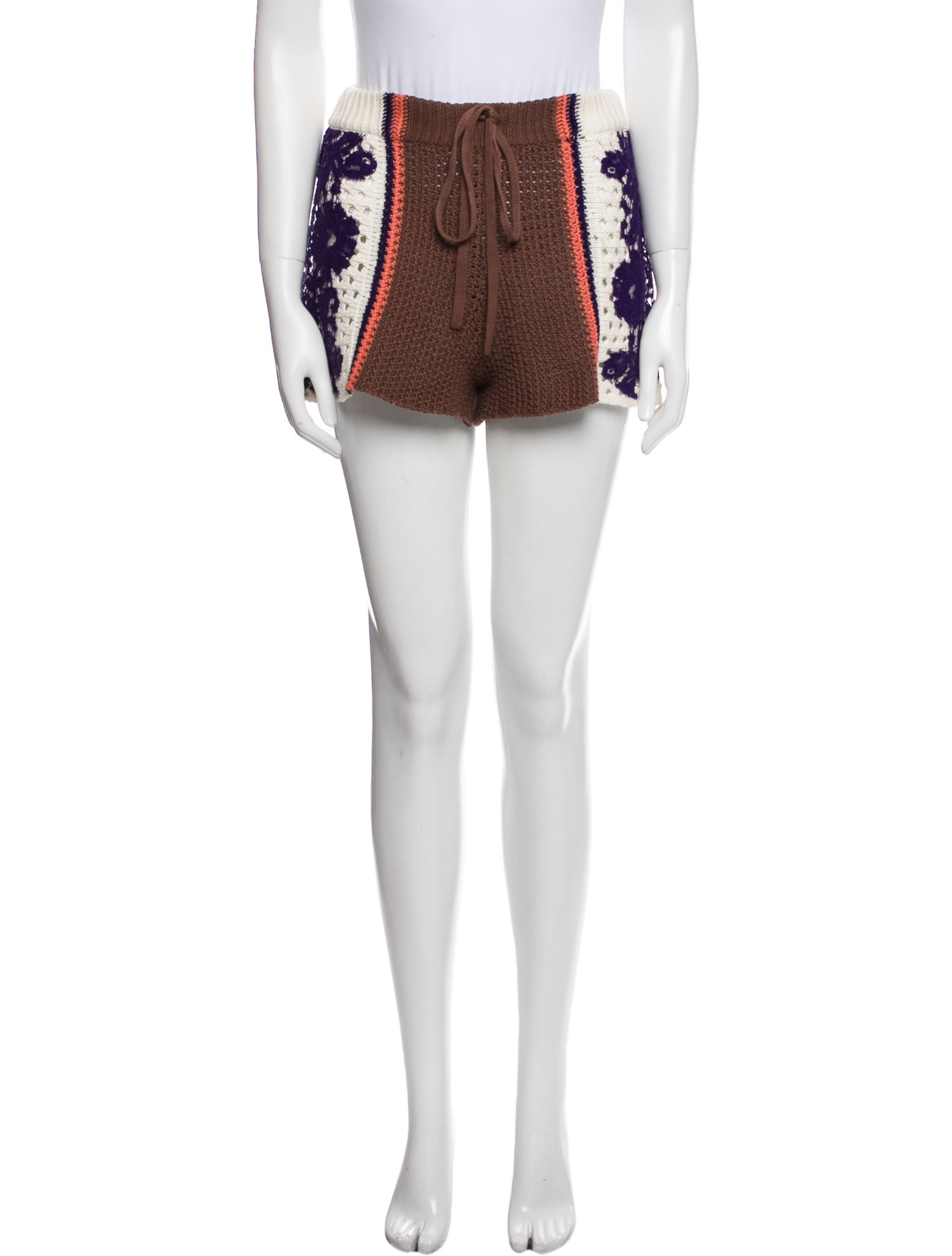 Valentino Patterned Mini Shorts