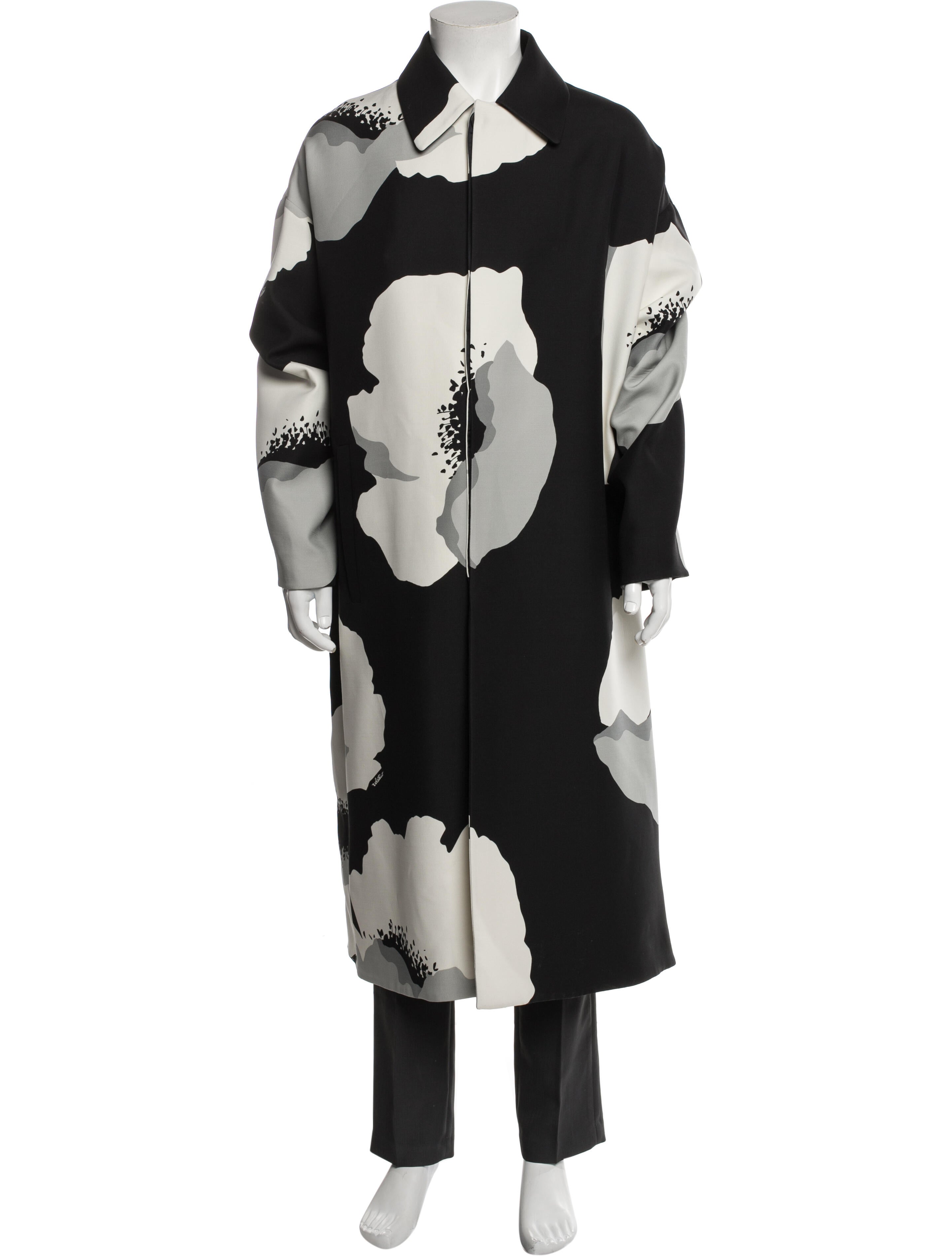 Valentino Virgin Wool Floral Print Jacket