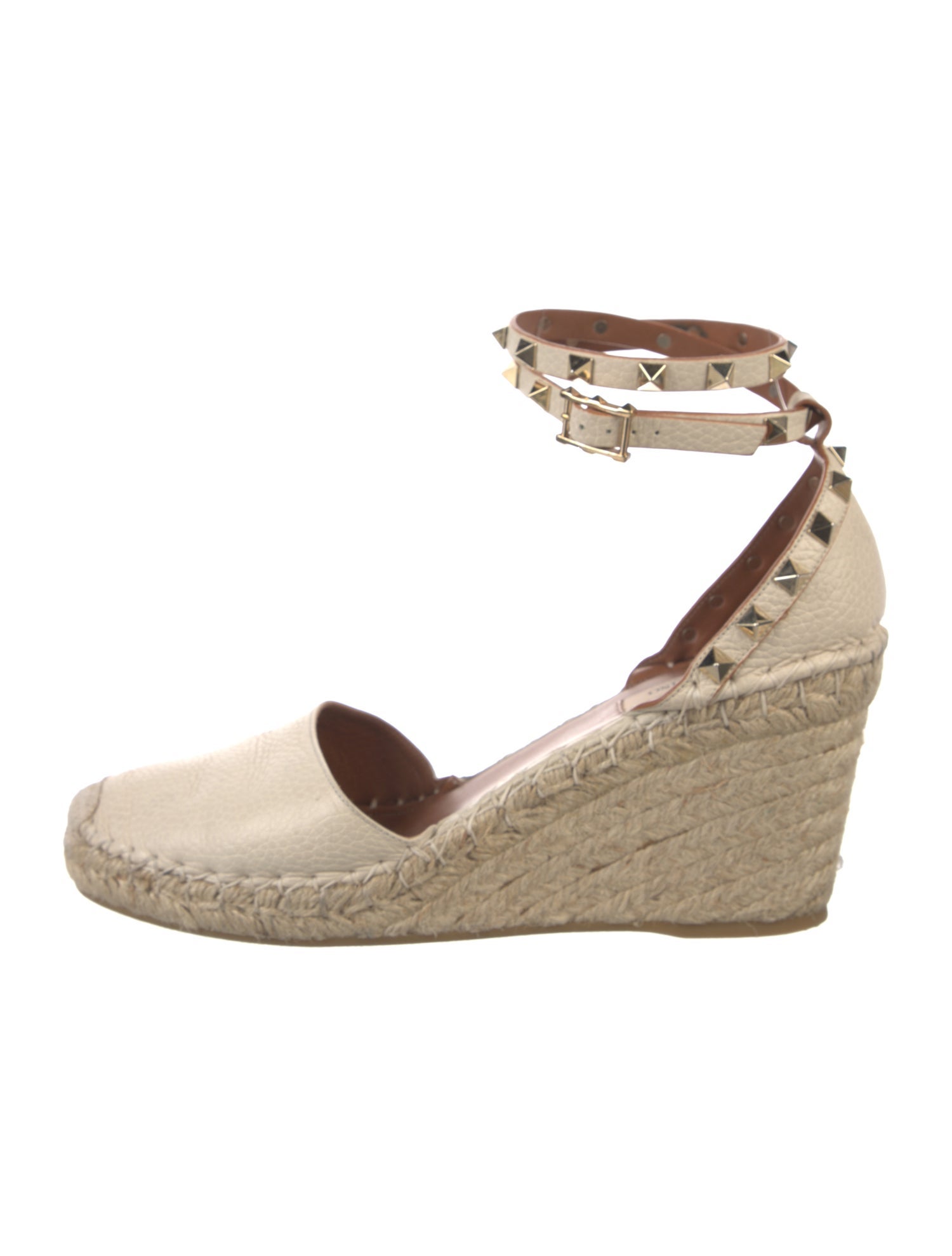 Valentino Rockstud Accents Leather D'Orsay Pumps