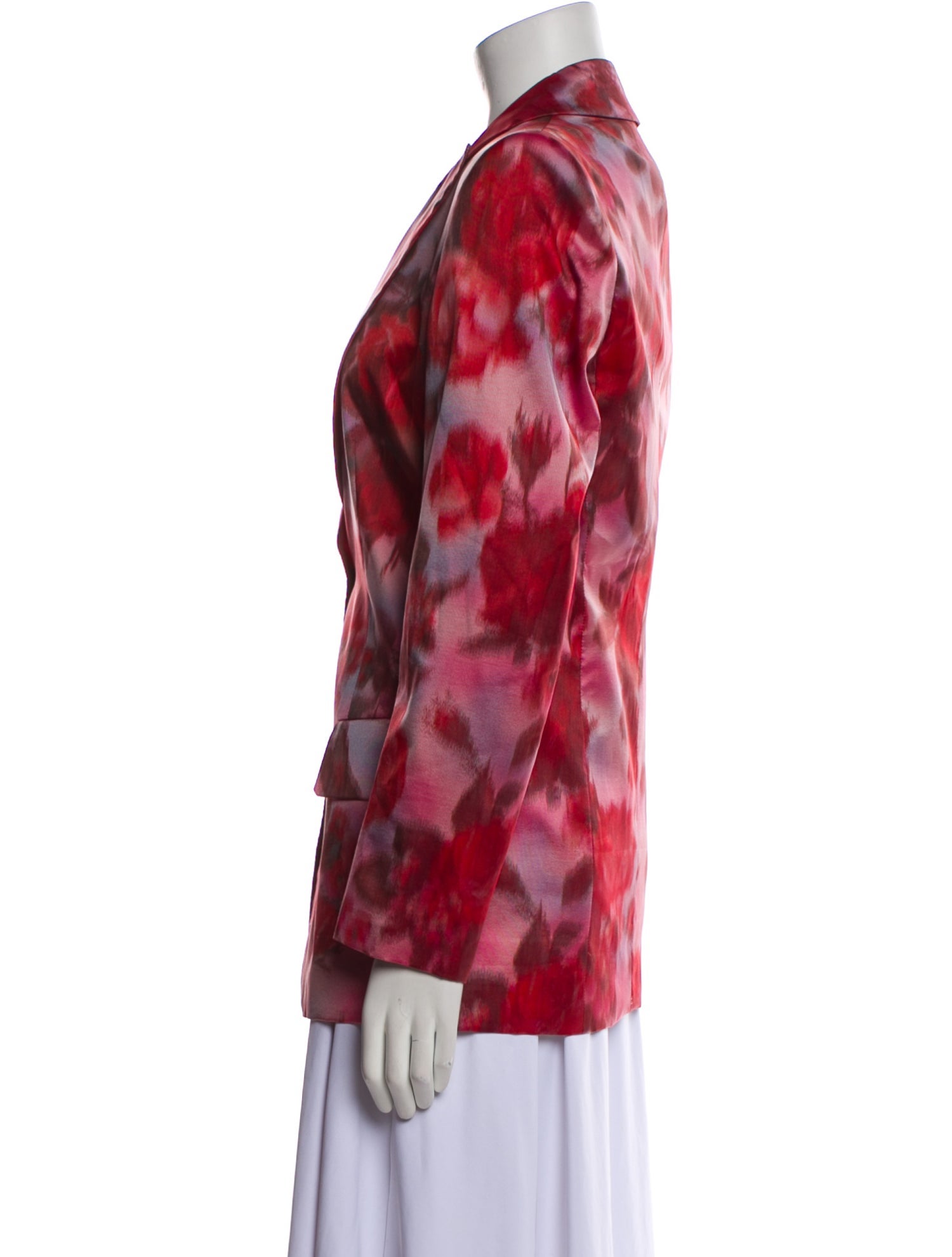 Valentino Vintage Floral Print Blazer