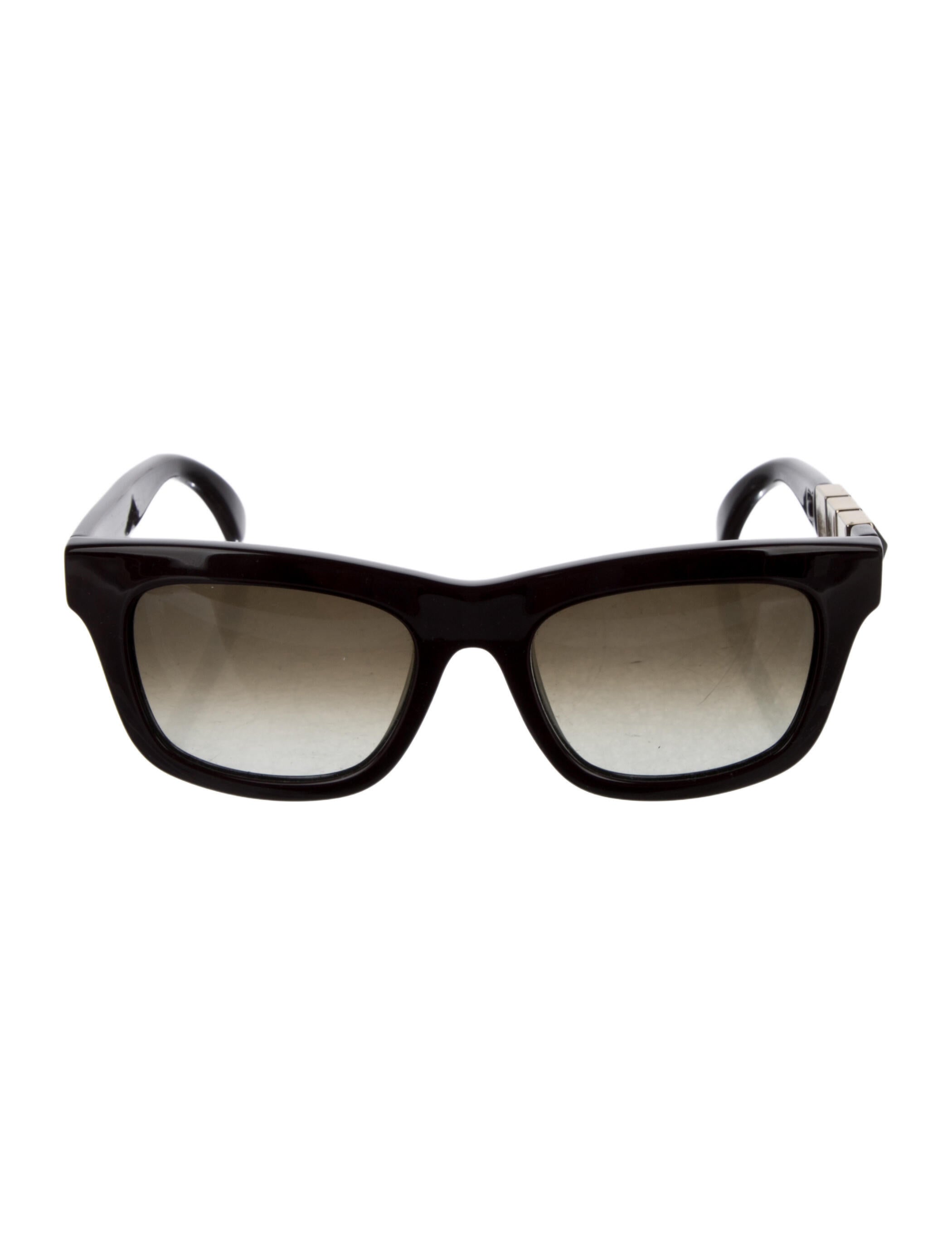 Valentino Rockstud Accents Wayfarer Sunglasses