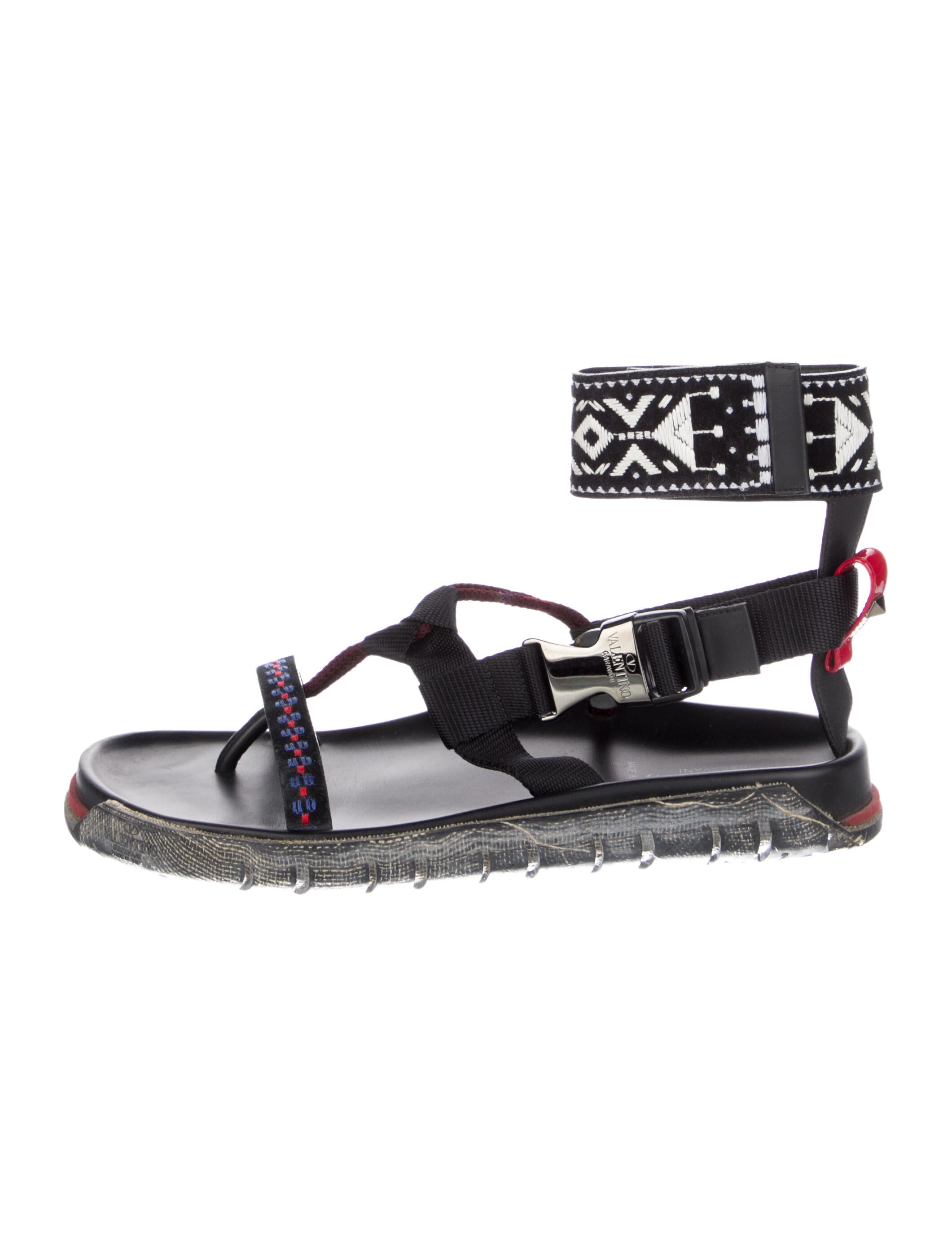 Valentino Canvas Sandals