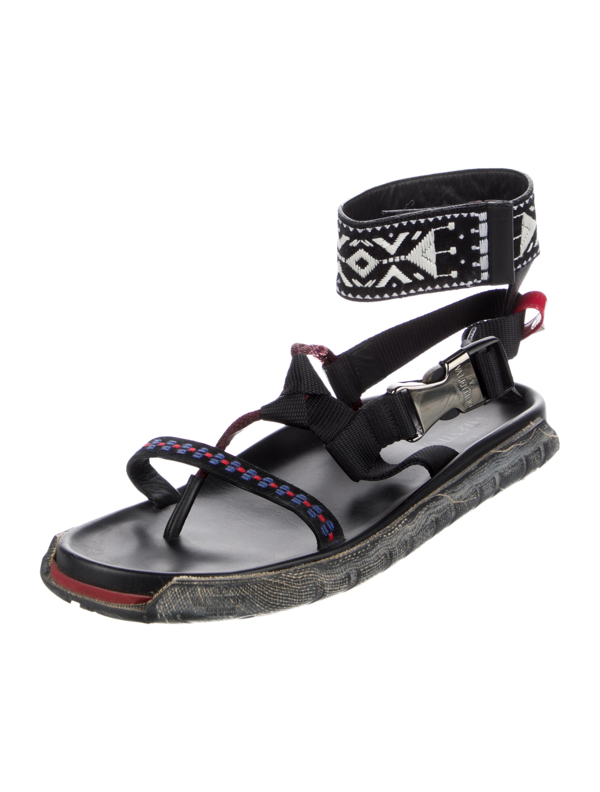 Valentino Canvas Sandals