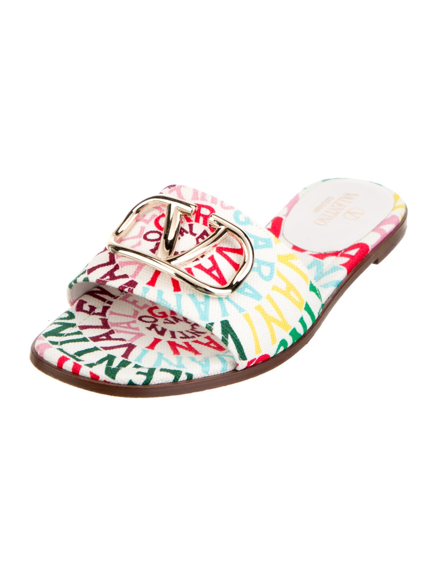 Valentino Canvas Printed Slides