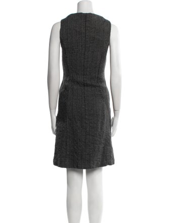 Valentino V-Neck Knee-Length Dress