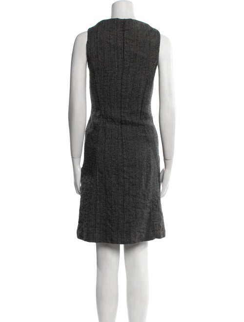 Valentino V-Neck Knee-Length Dress