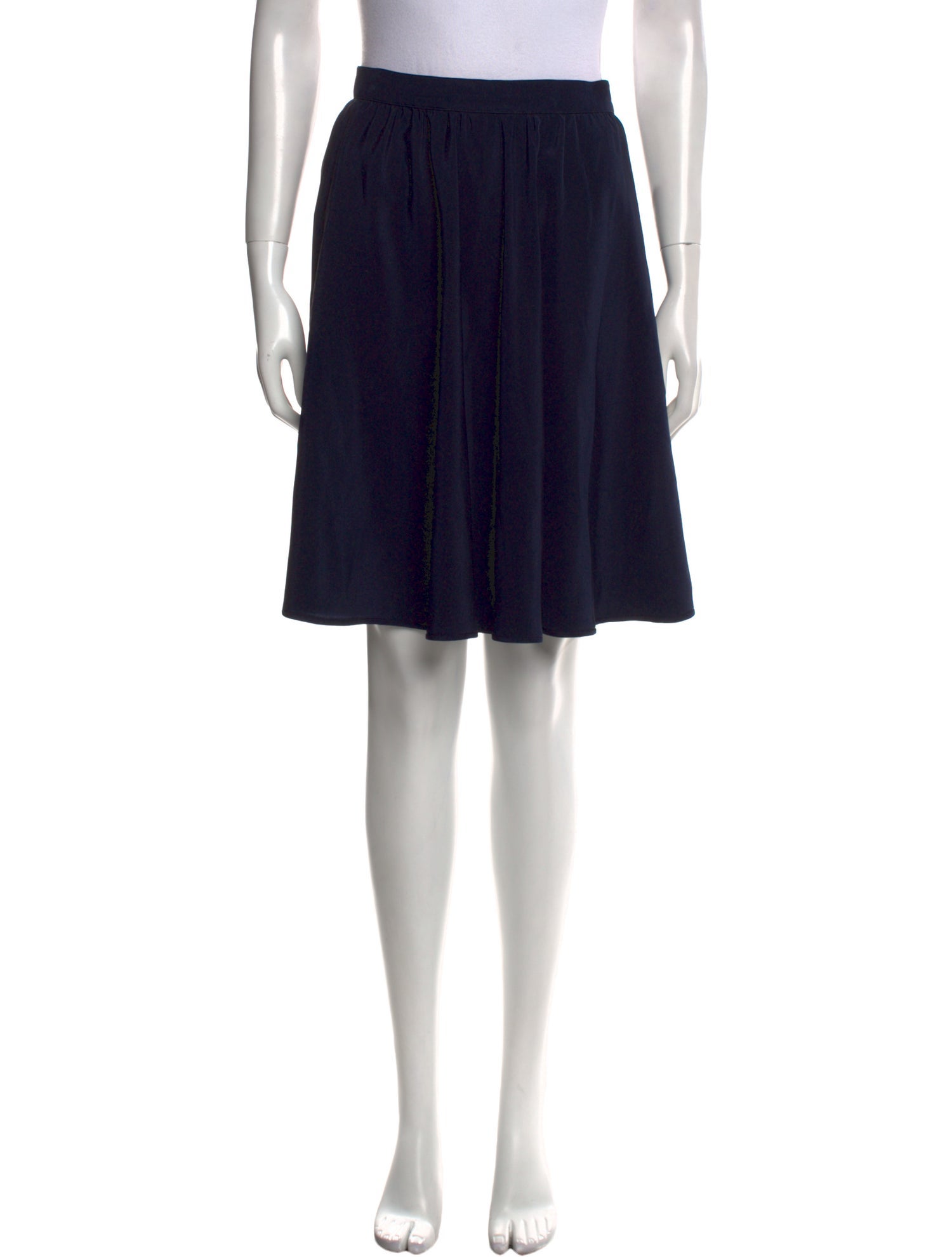 Valentino Silk Knee-Length Skirt