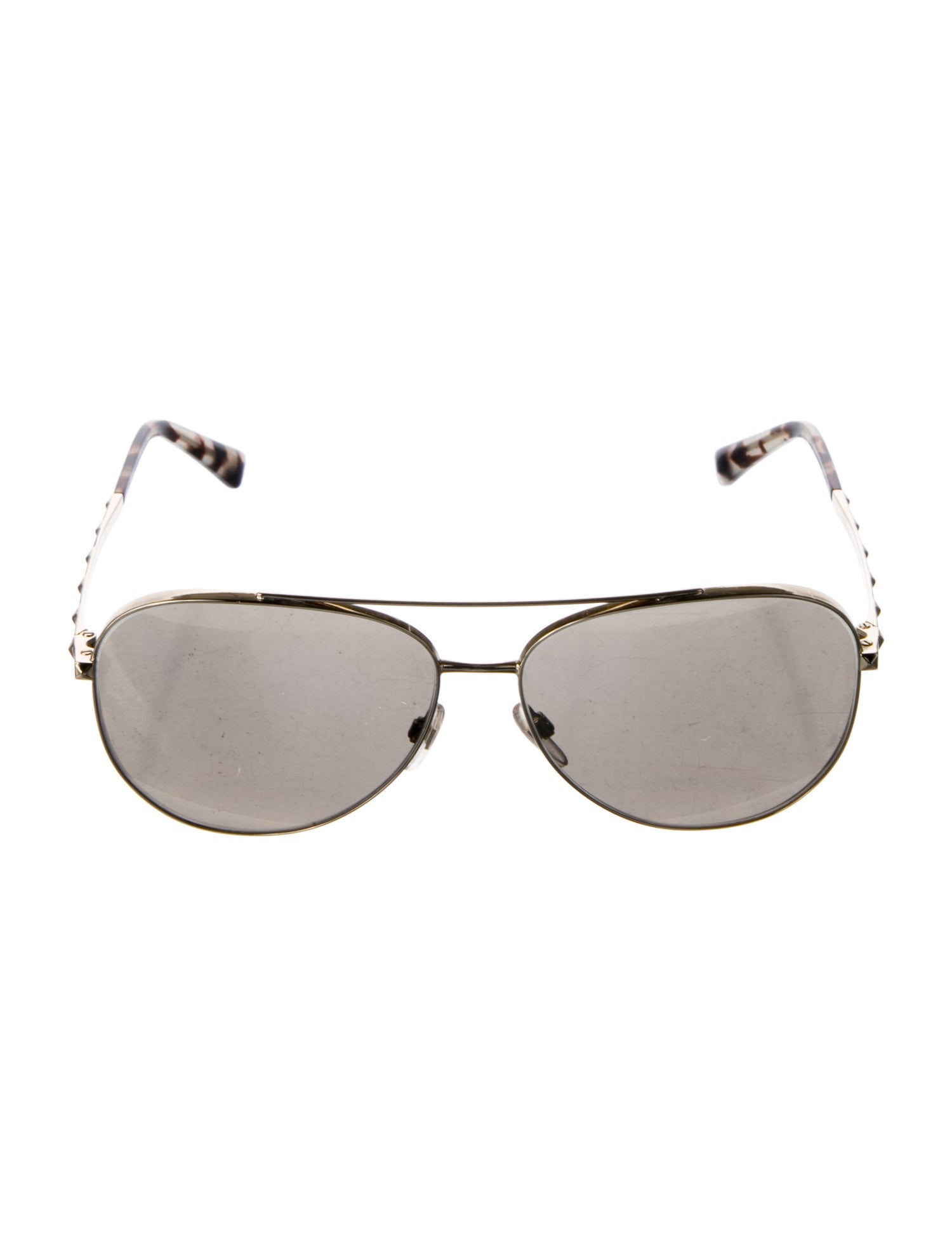 Valentino Aviator Mirrored Sunglasses