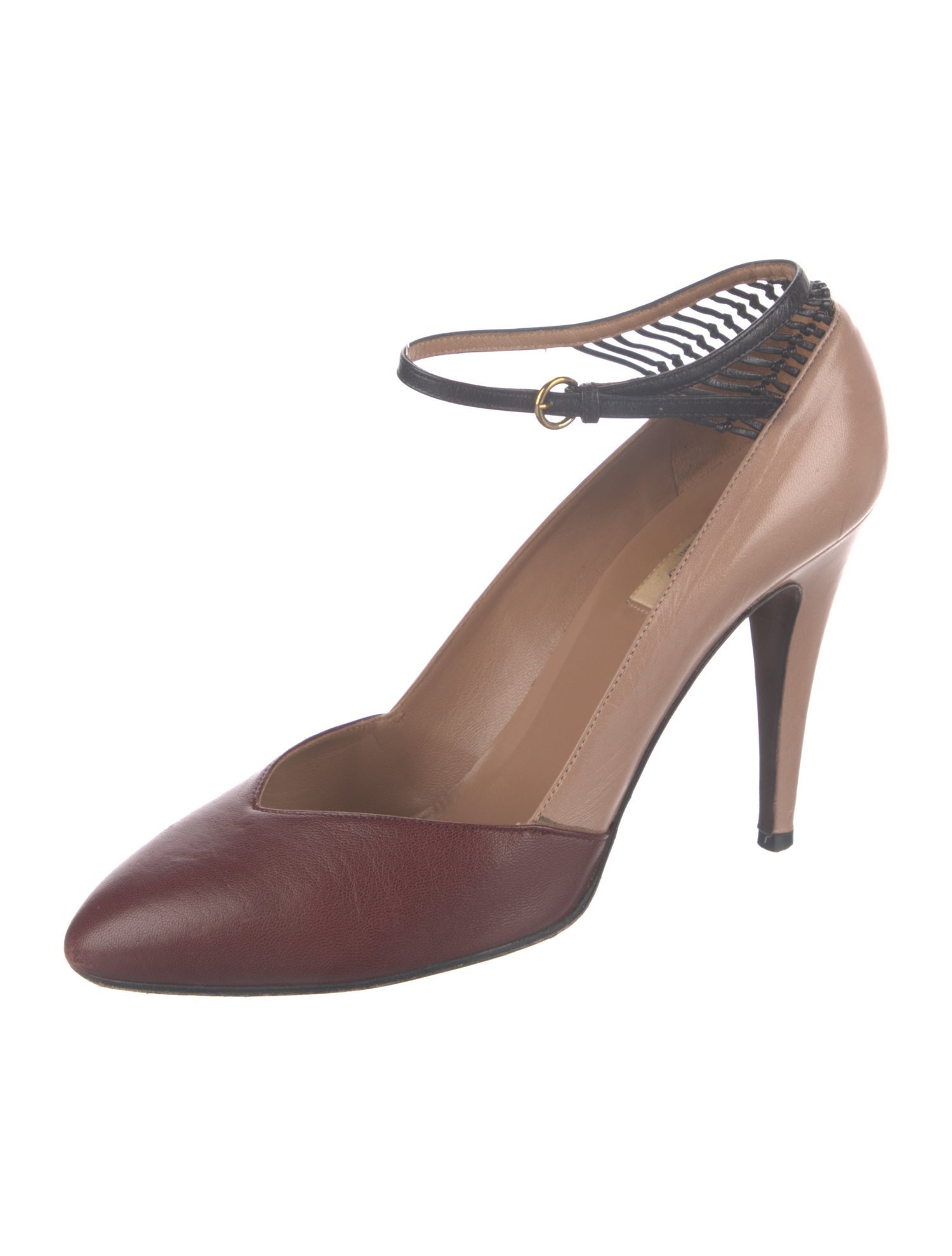 Valentino Leather D'Orsay Pumps