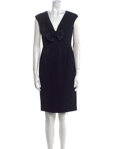 Valentino Dresses Wool Knee-Length Dress S