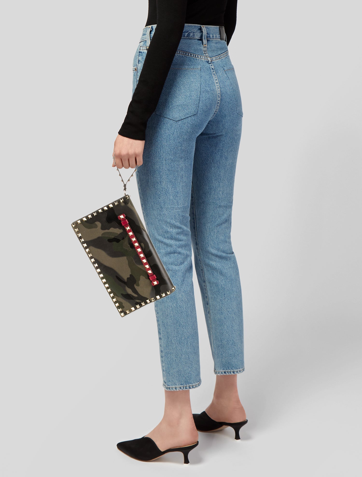 Valentino Rockstud Clutch