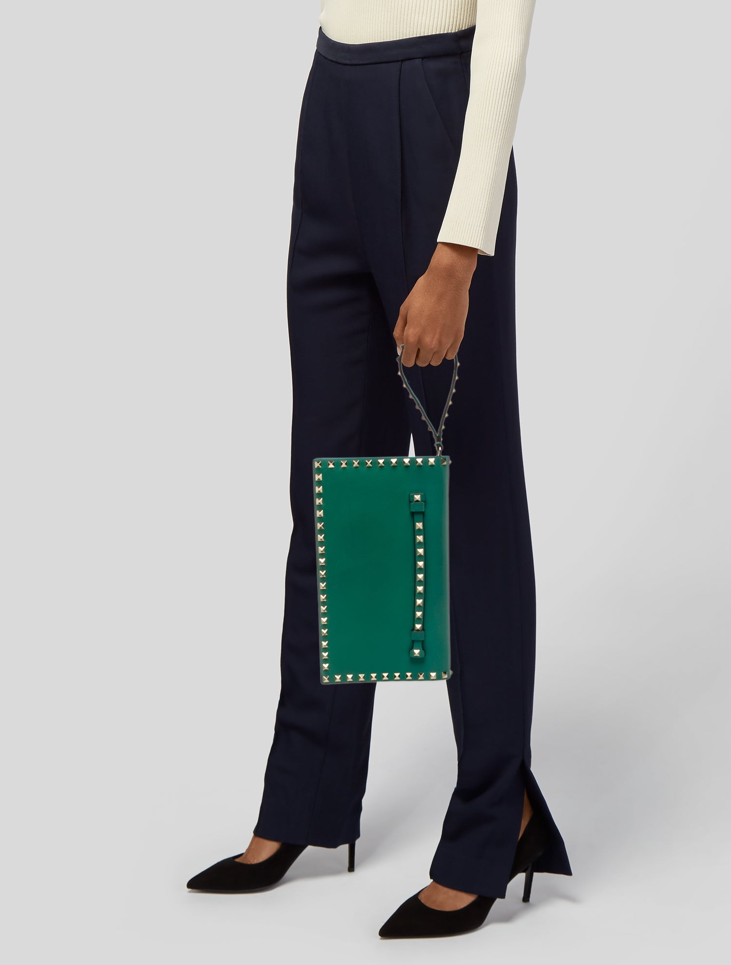 Valentino Rockstud Clutch