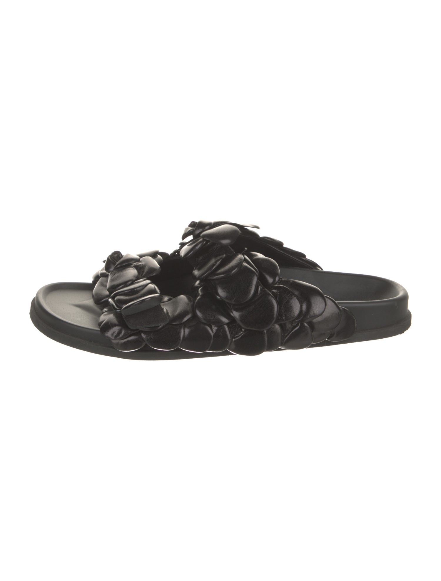Valentino Leather Slides