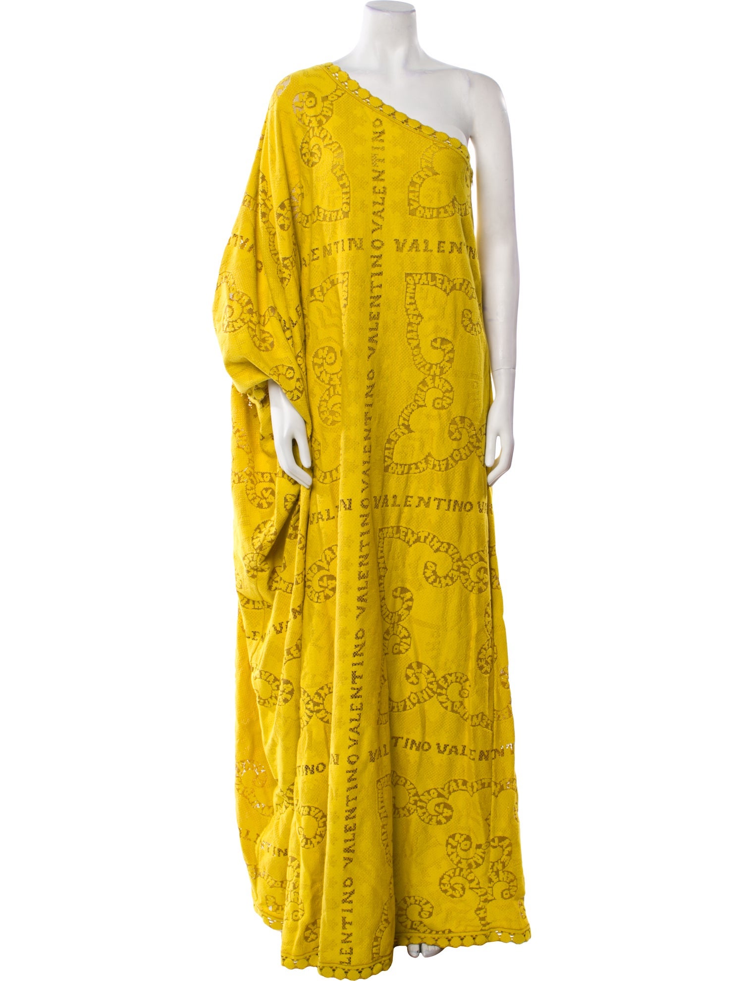 Valentino Printed Long Dress