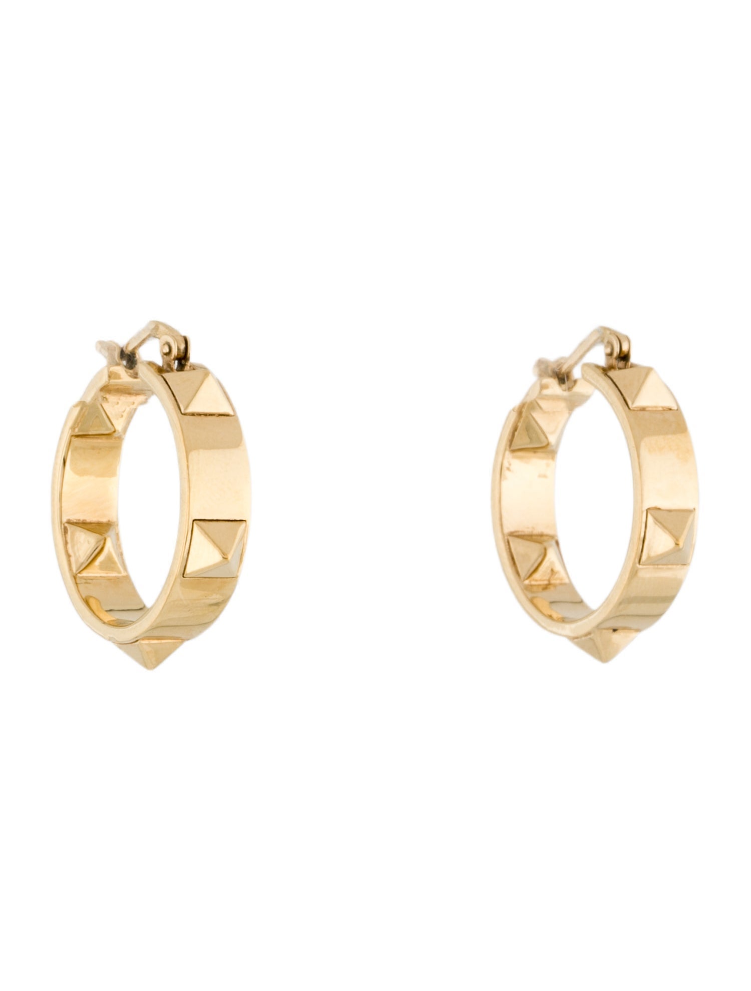 Valentino Rockstud Wispy Hoop Earrings