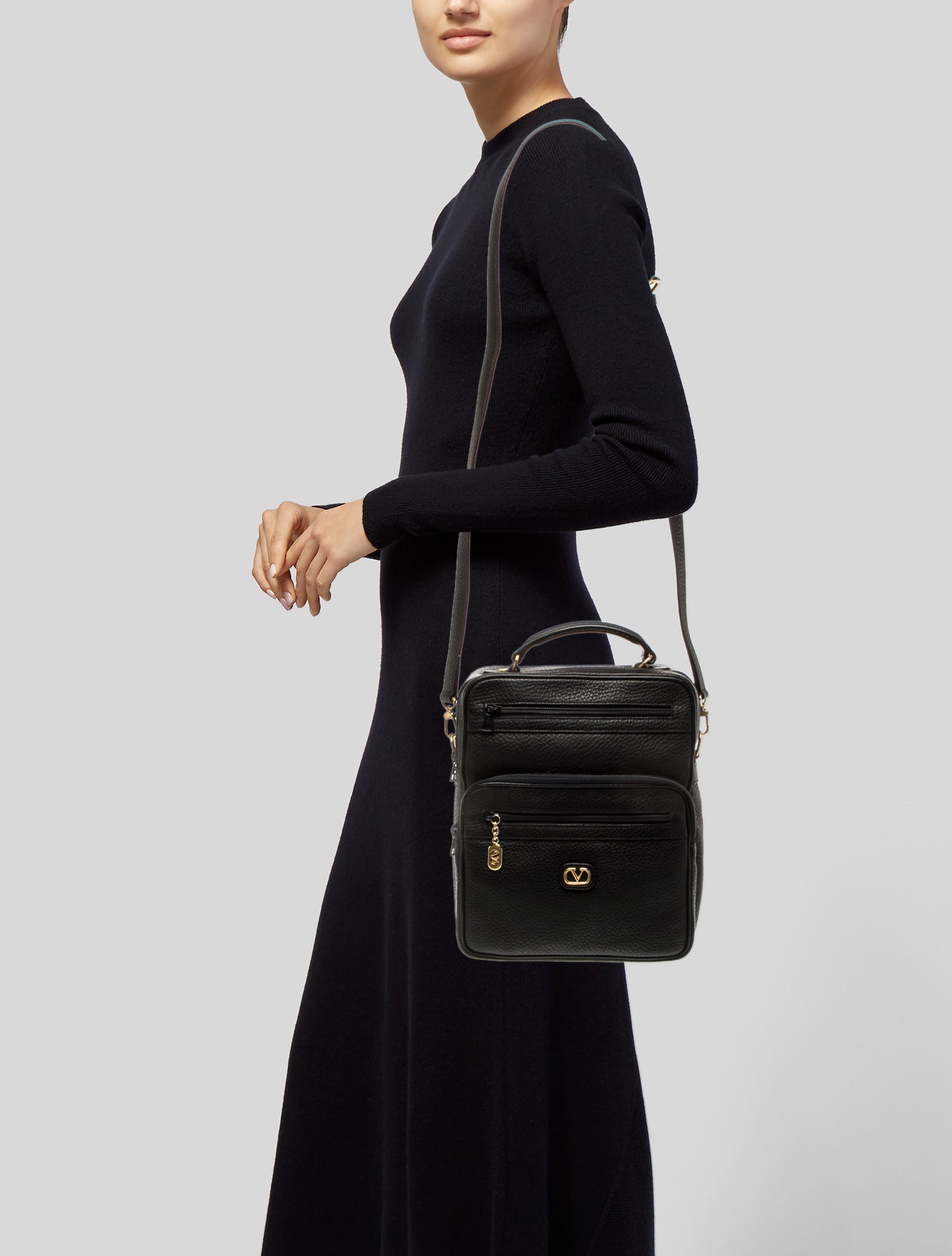 Valentino Vlogo Top Handle Bag Vintage